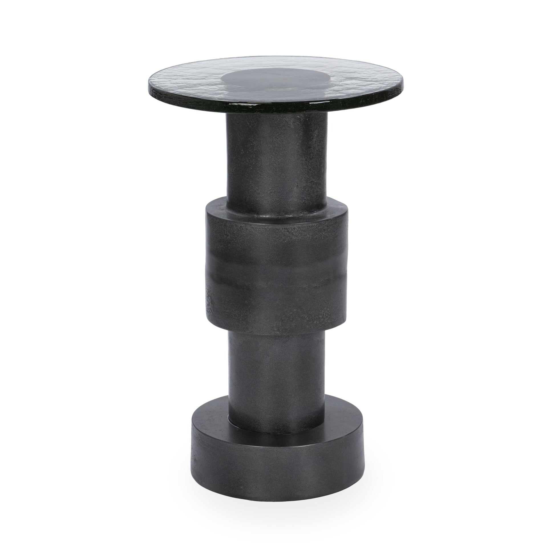 Callen Accent Table - Antique Nickel
