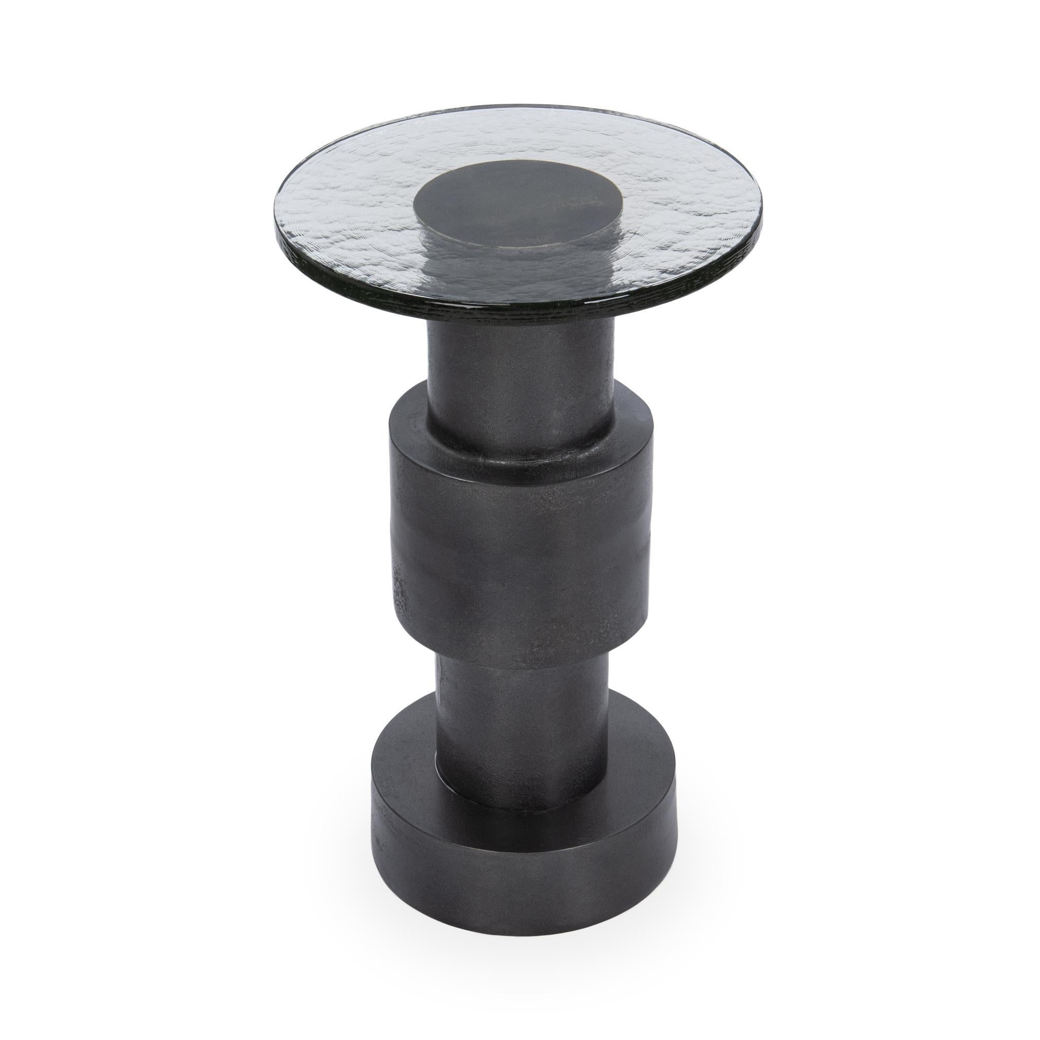 Callen Accent Table - Antique Nickel