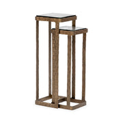 Gillian Nesting Accent Tables, Set of 2 - Brass