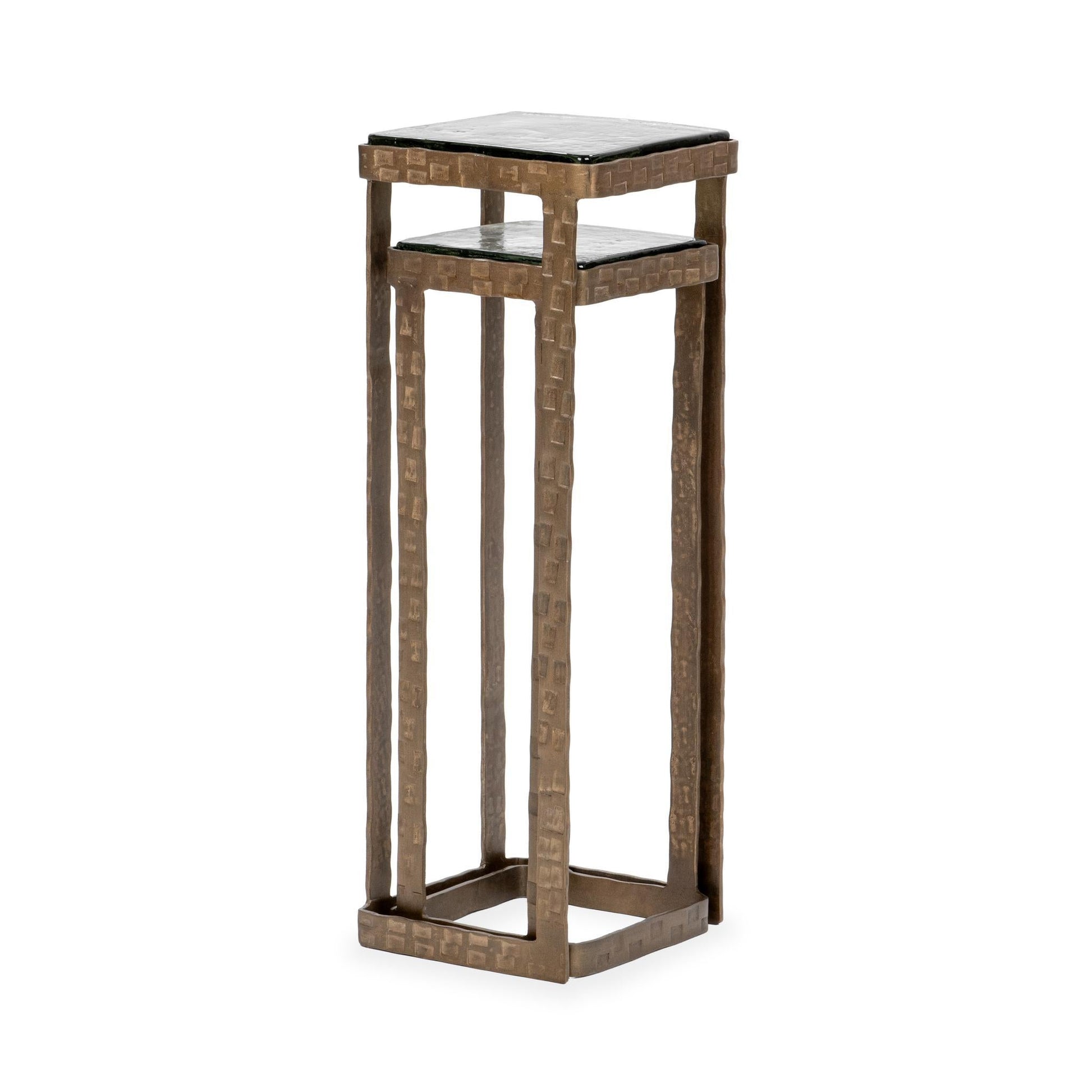Gillian Nesting Accent Tables, Set of 2 - Brass