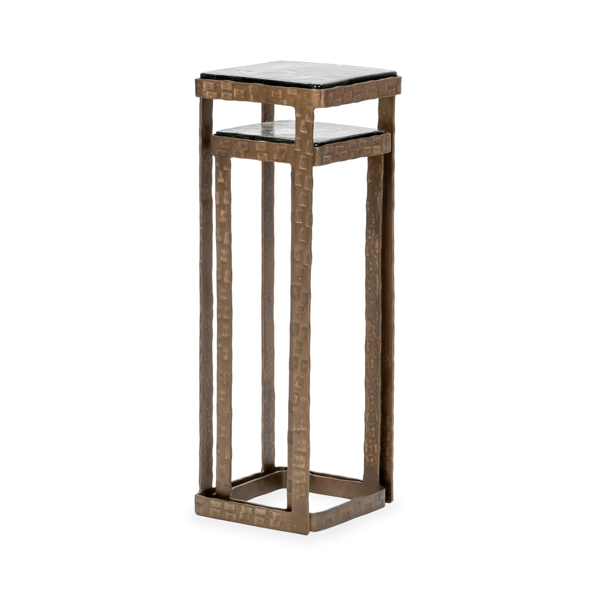 Gillian Nesting Accent Tables, Set of 2 - Brass