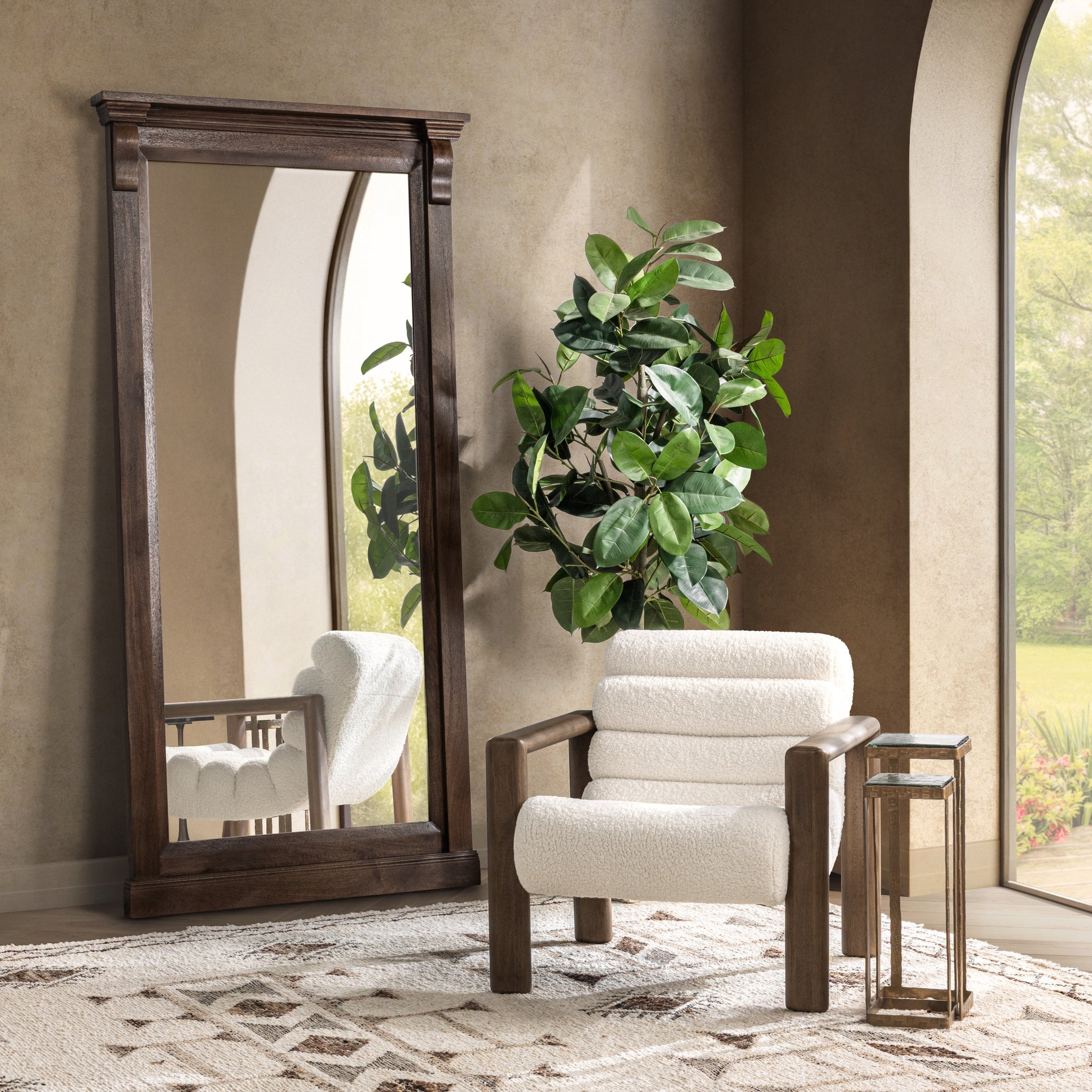 Gillian Nesting Accent Tables, Set of 2 - Brass