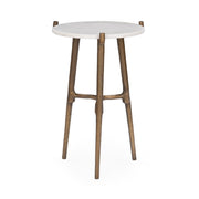 Halley Accent Table - White
