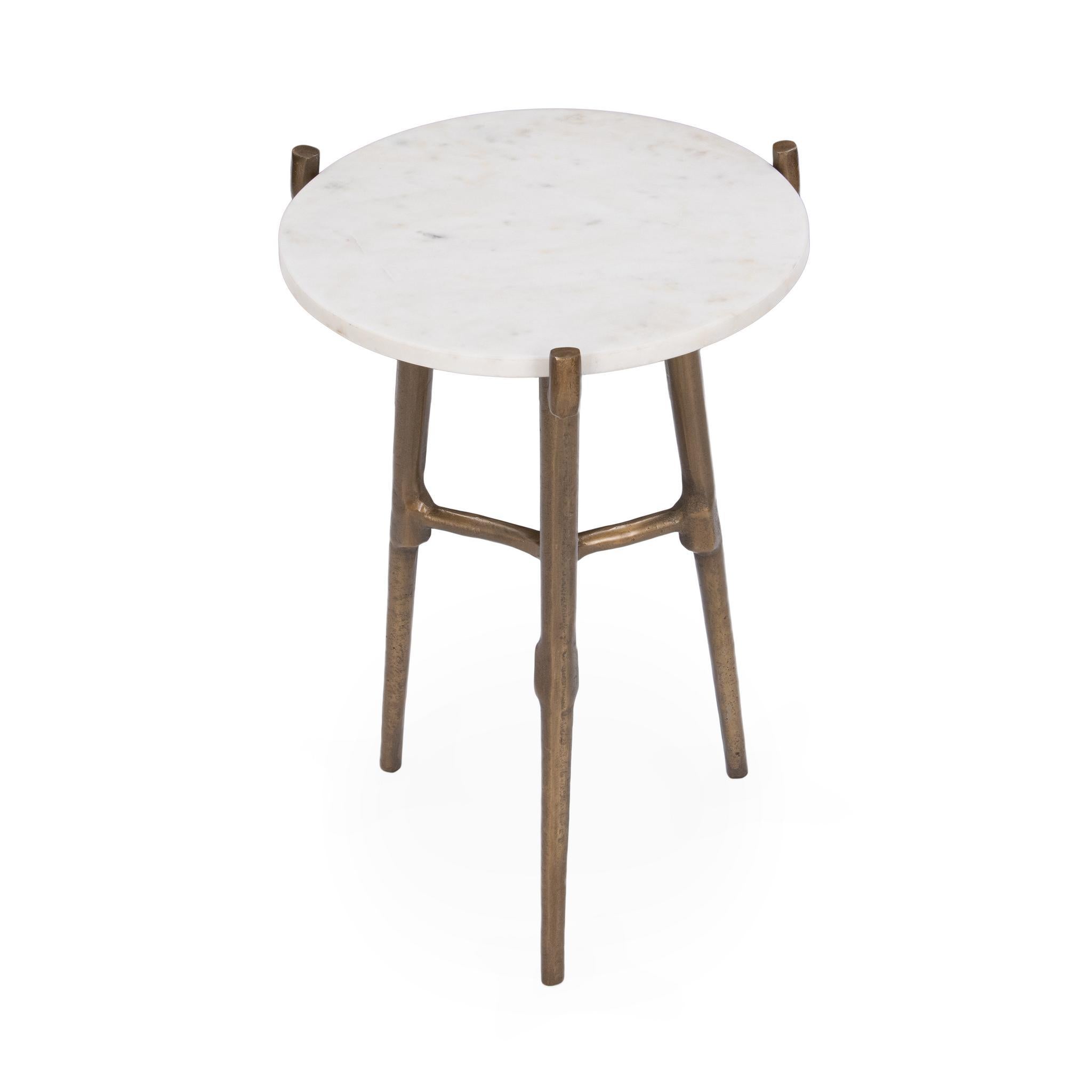 Halley Accent Table - White