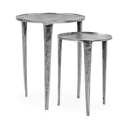 Elinor Nesting Accent Tables , Set of 2 - Antique Nickel