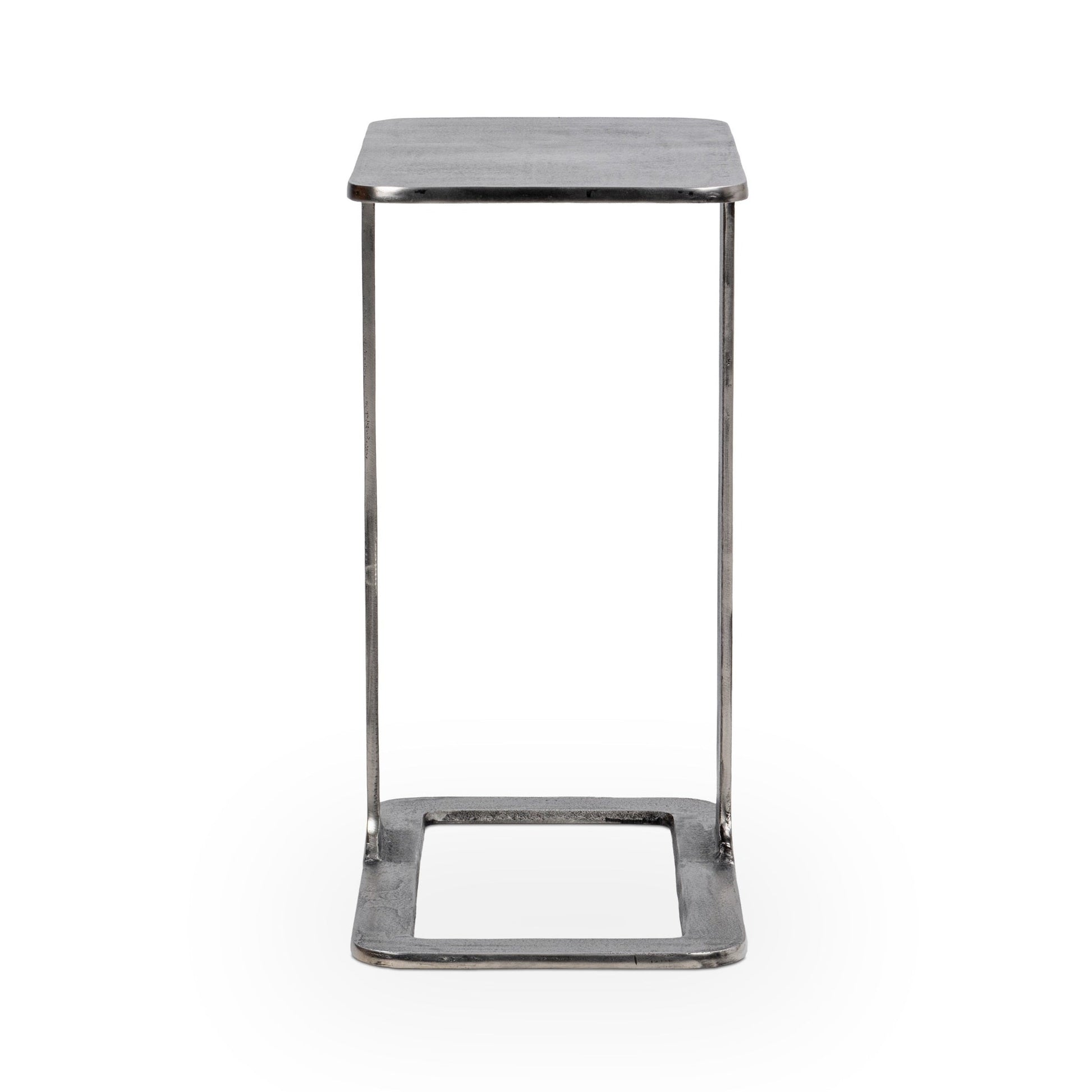 Geanna Accent Table - Antique Nickle