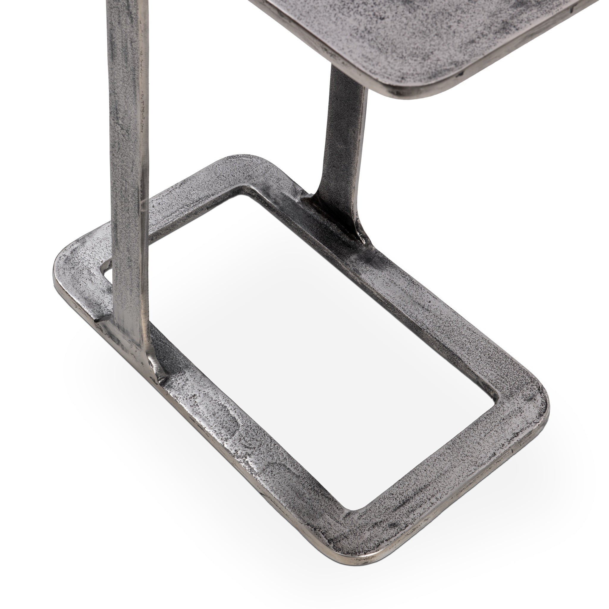 Geanna Accent Table - Antique Nickle
