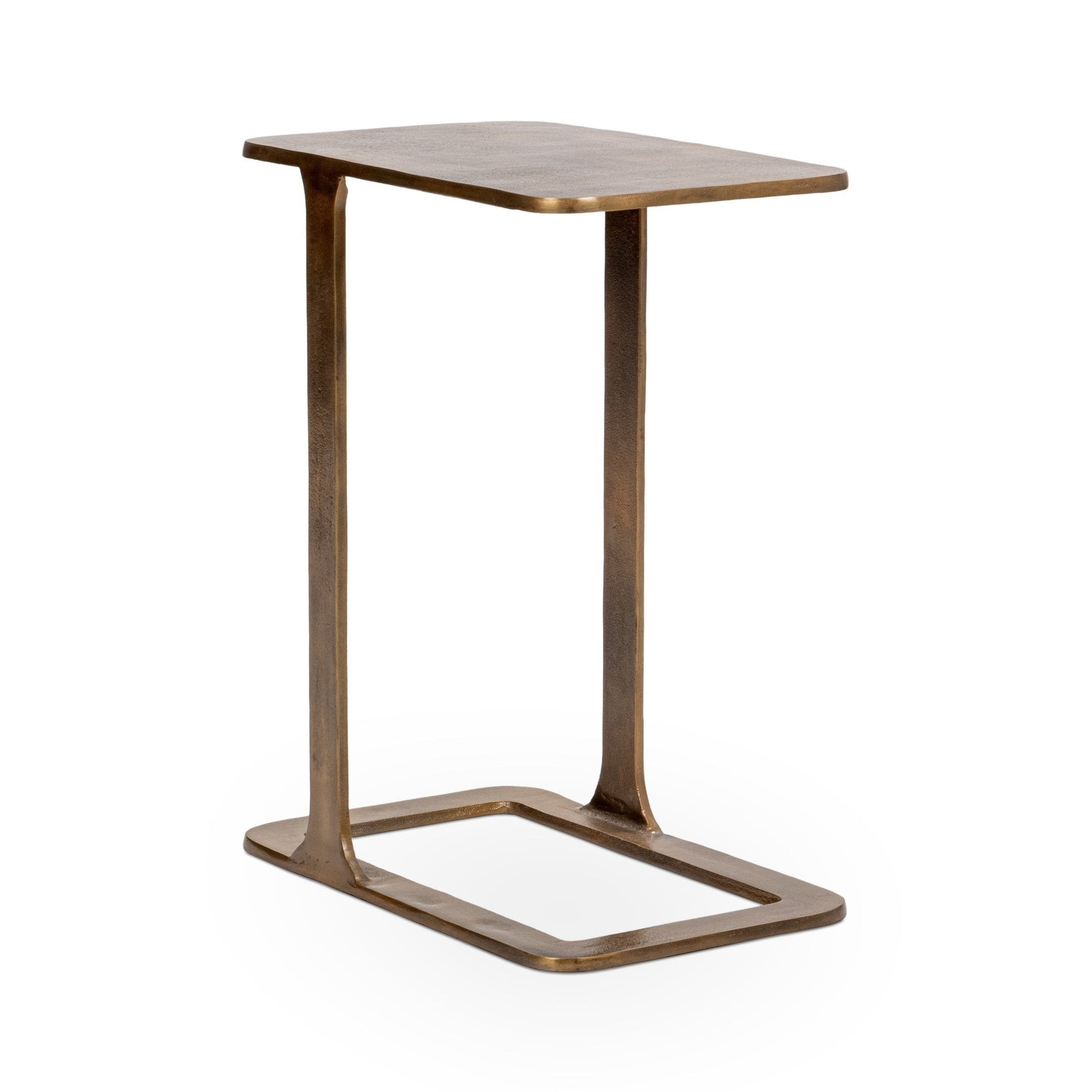 Geanna Accent Table - Antique Brass