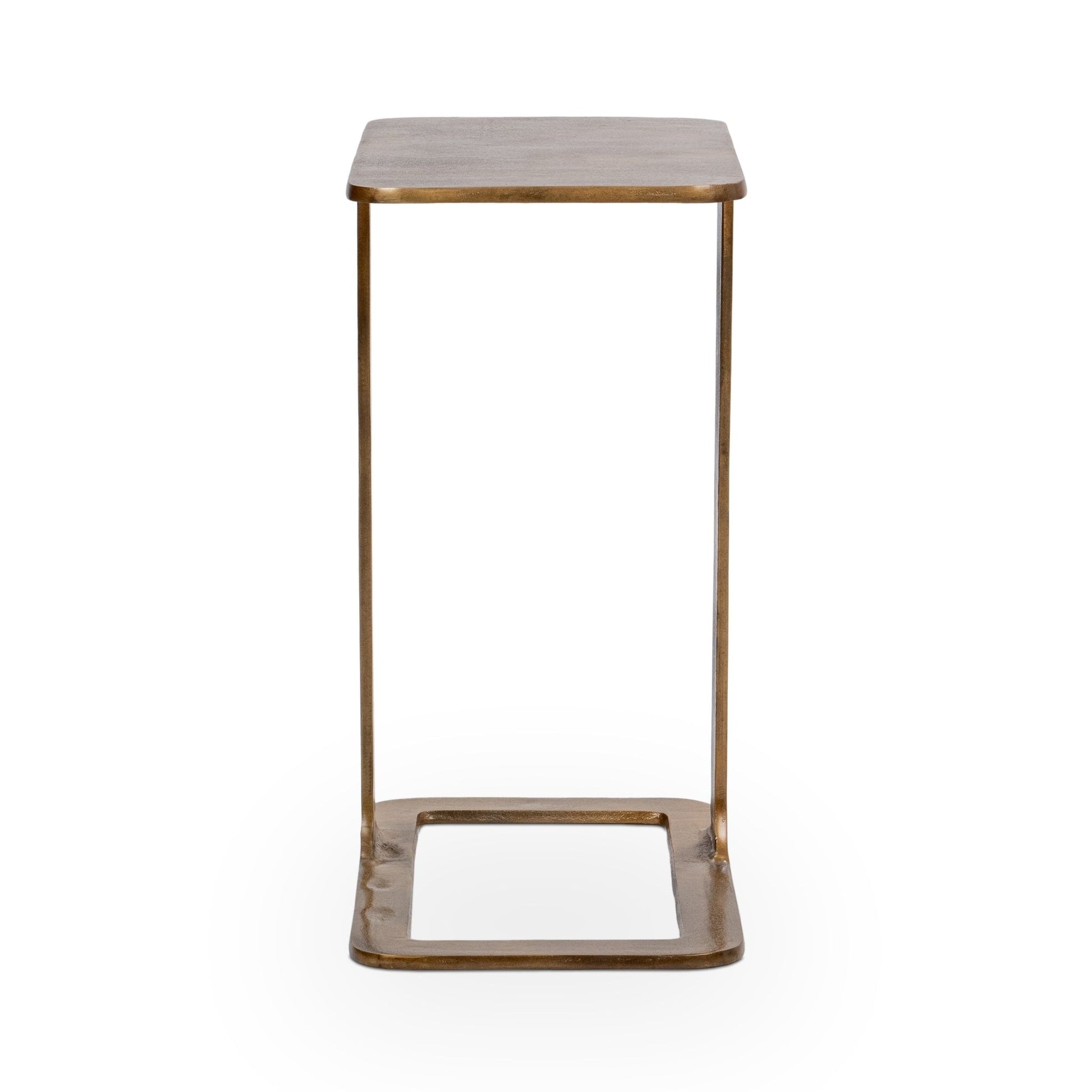 Geanna Accent Table - Antique Brass