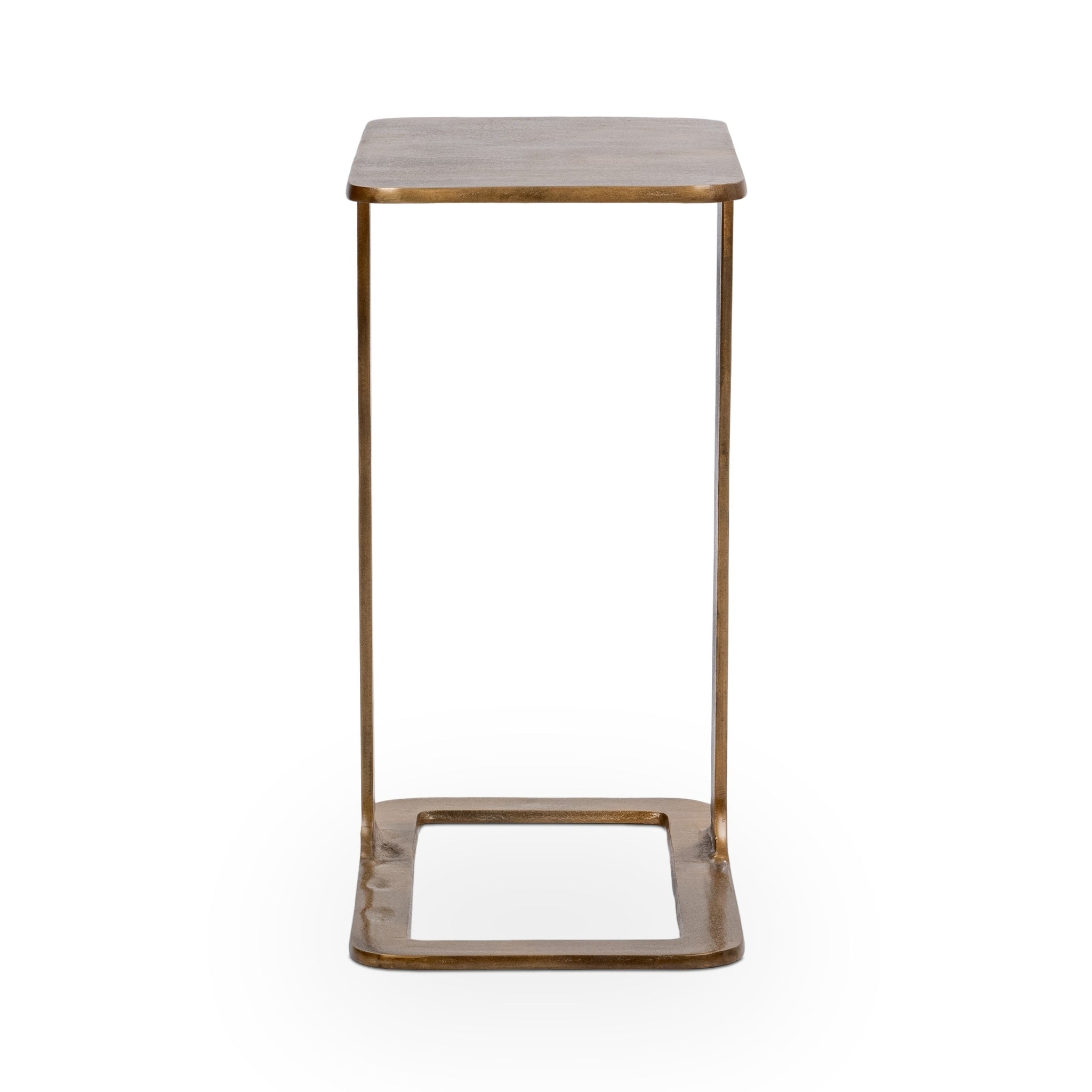 Geanna Accent Table - Antique Brass