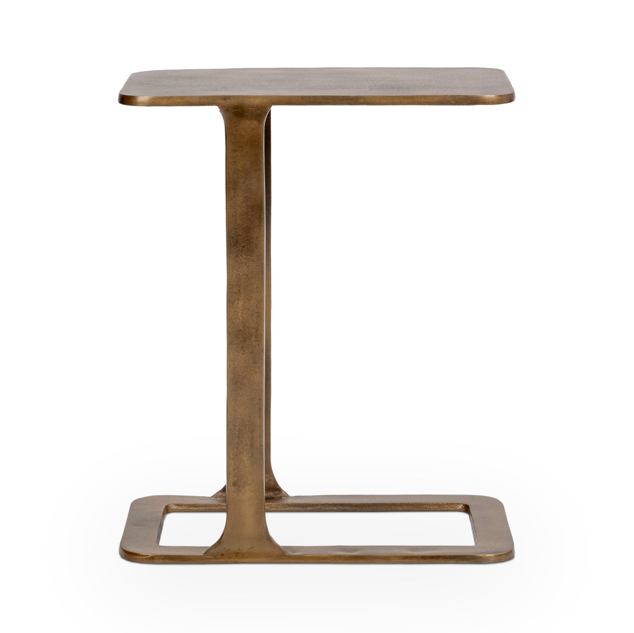 Geanna Accent Table - Antique Brass