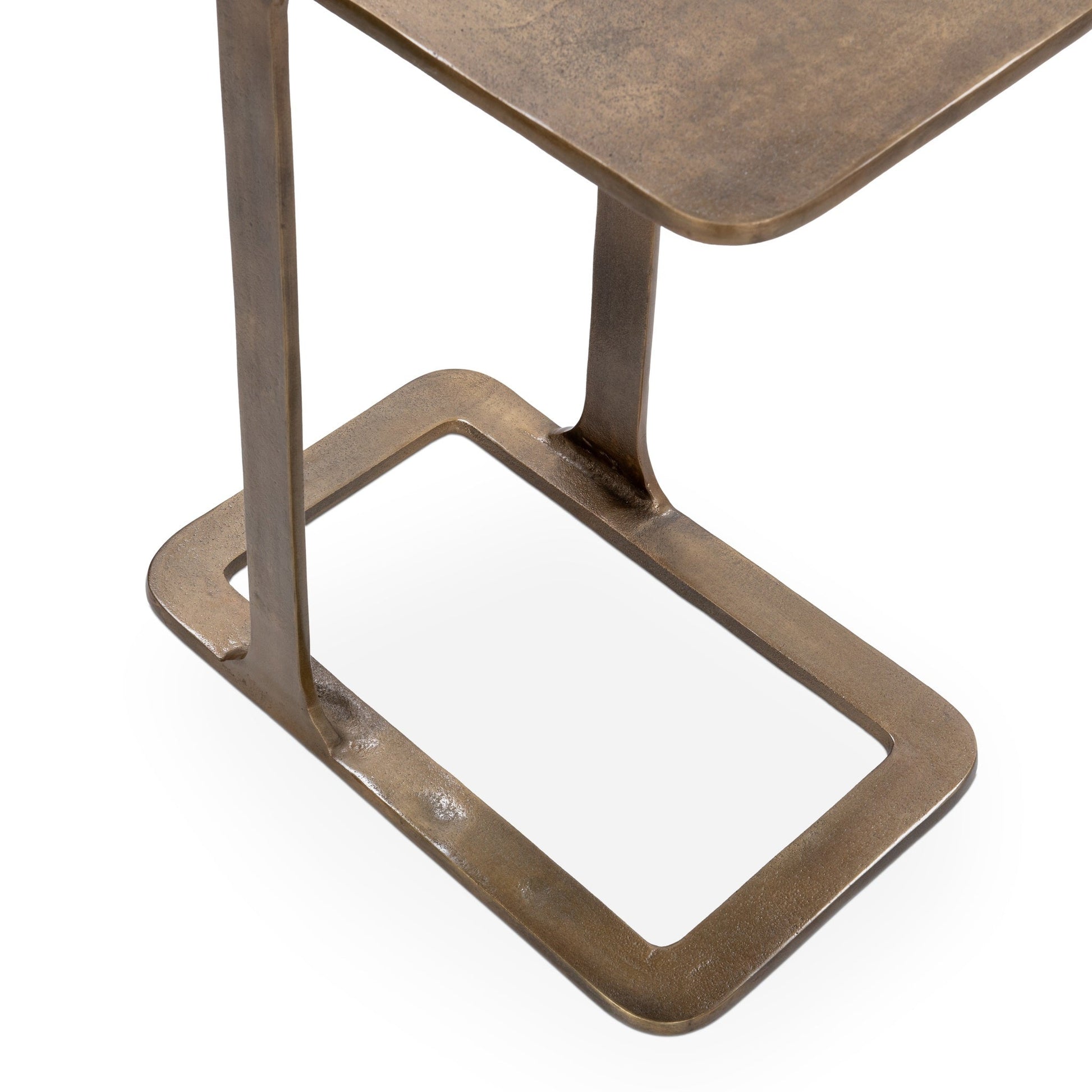 Geanna Accent Table - Antique Brass