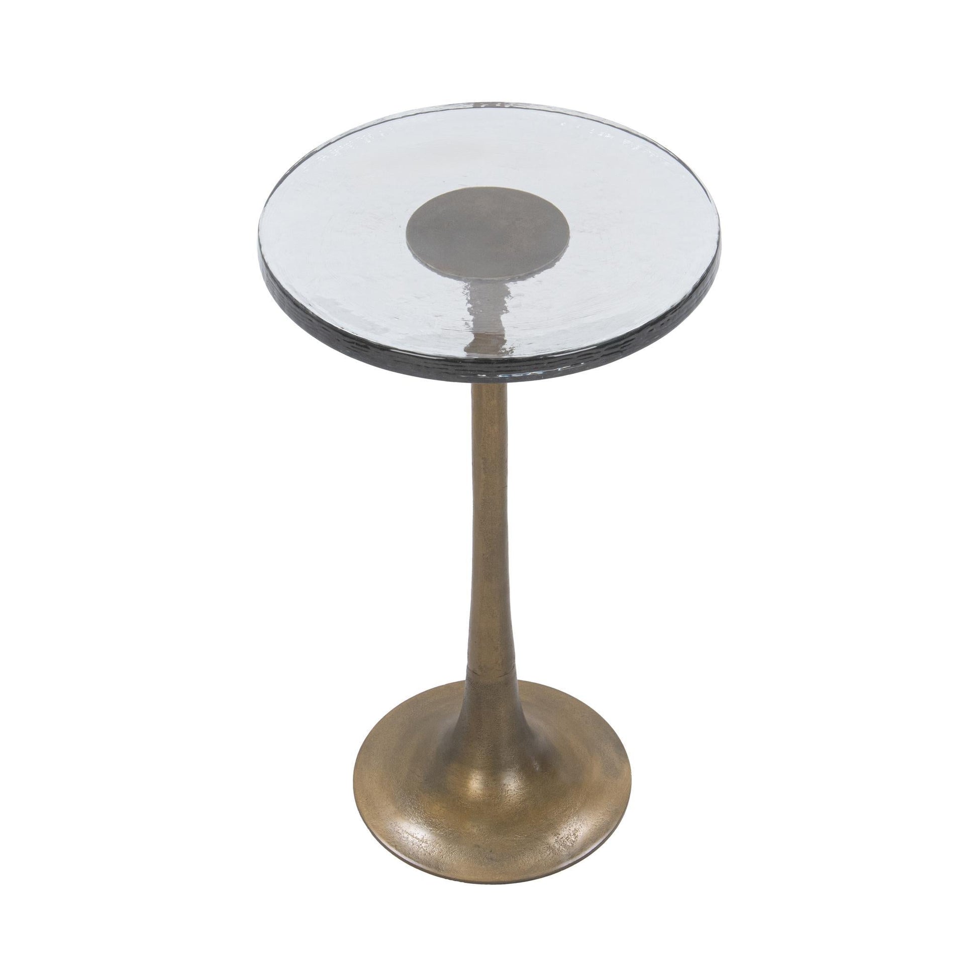 Fabiana Accent Table - Brass
