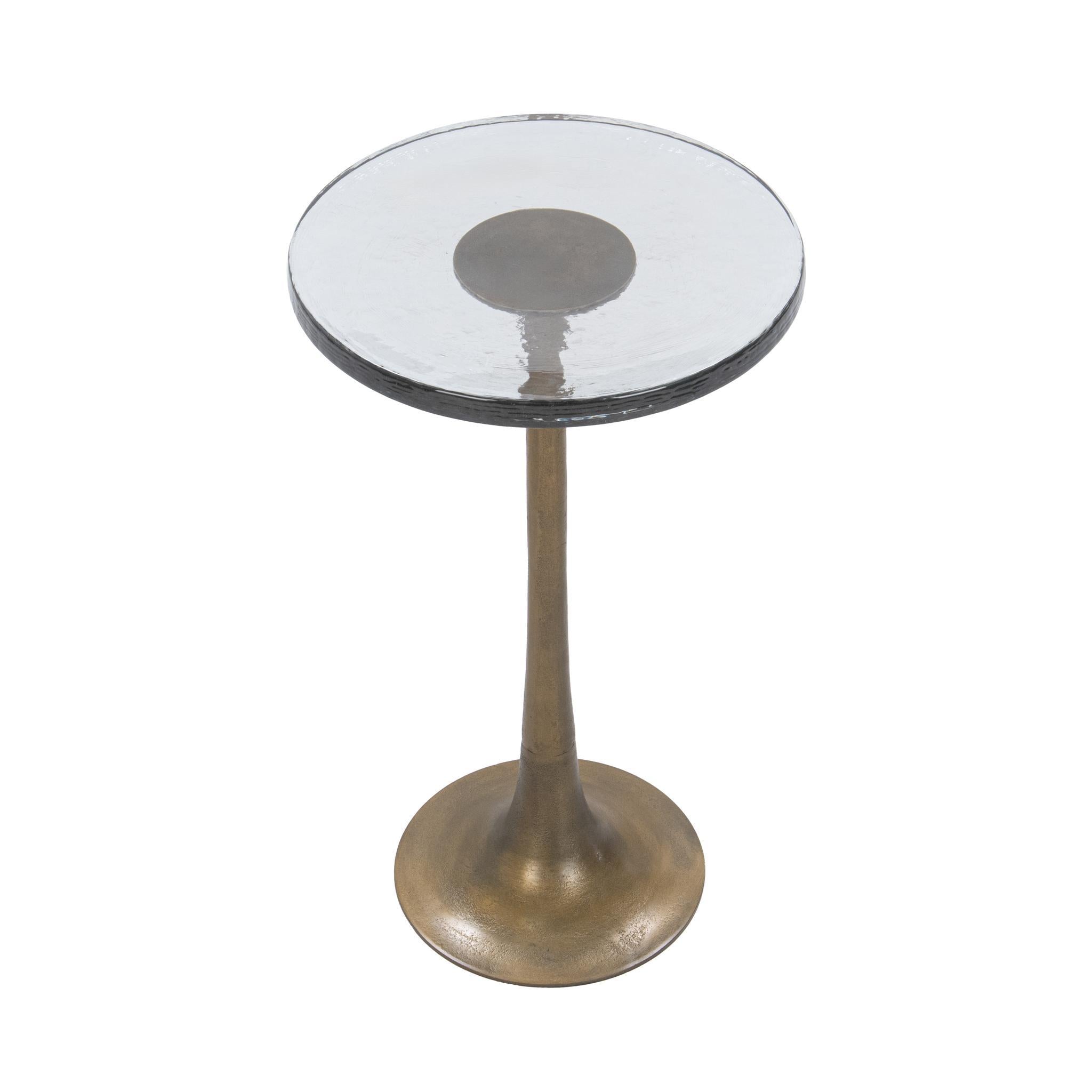 Fabiana Accent Table - Brass