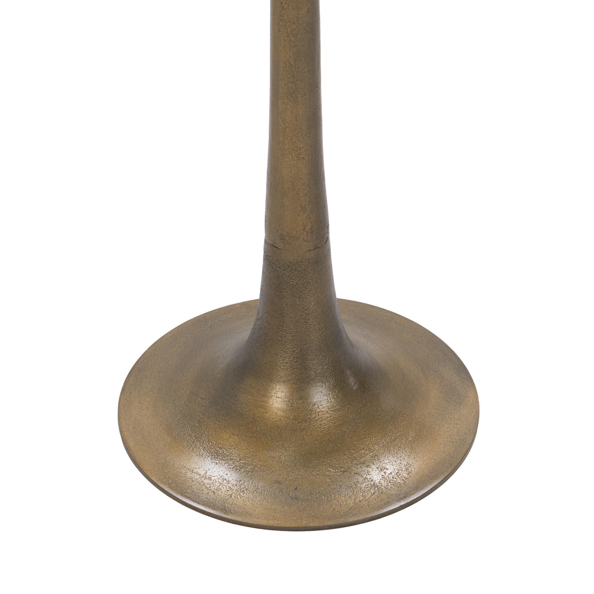 Fabiana Accent Table - Brass