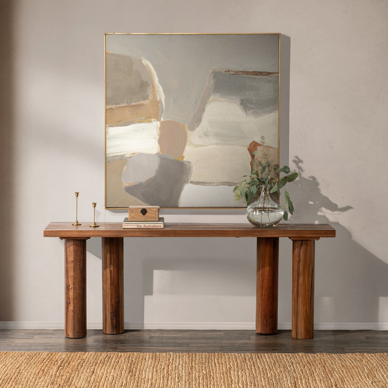 Alto Solid Wood Rectangle Console Table