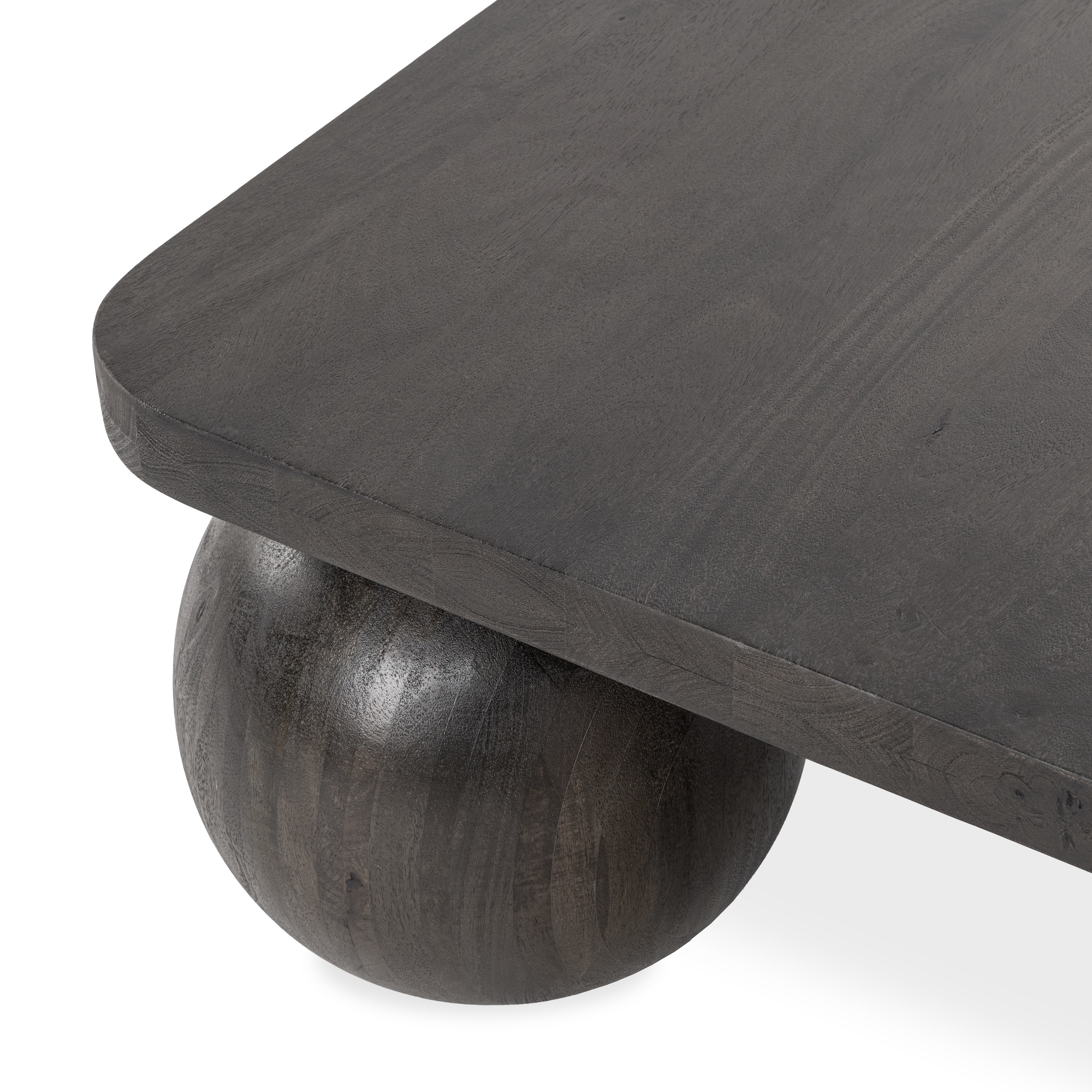 Delyla Coffee Table - Charcoal