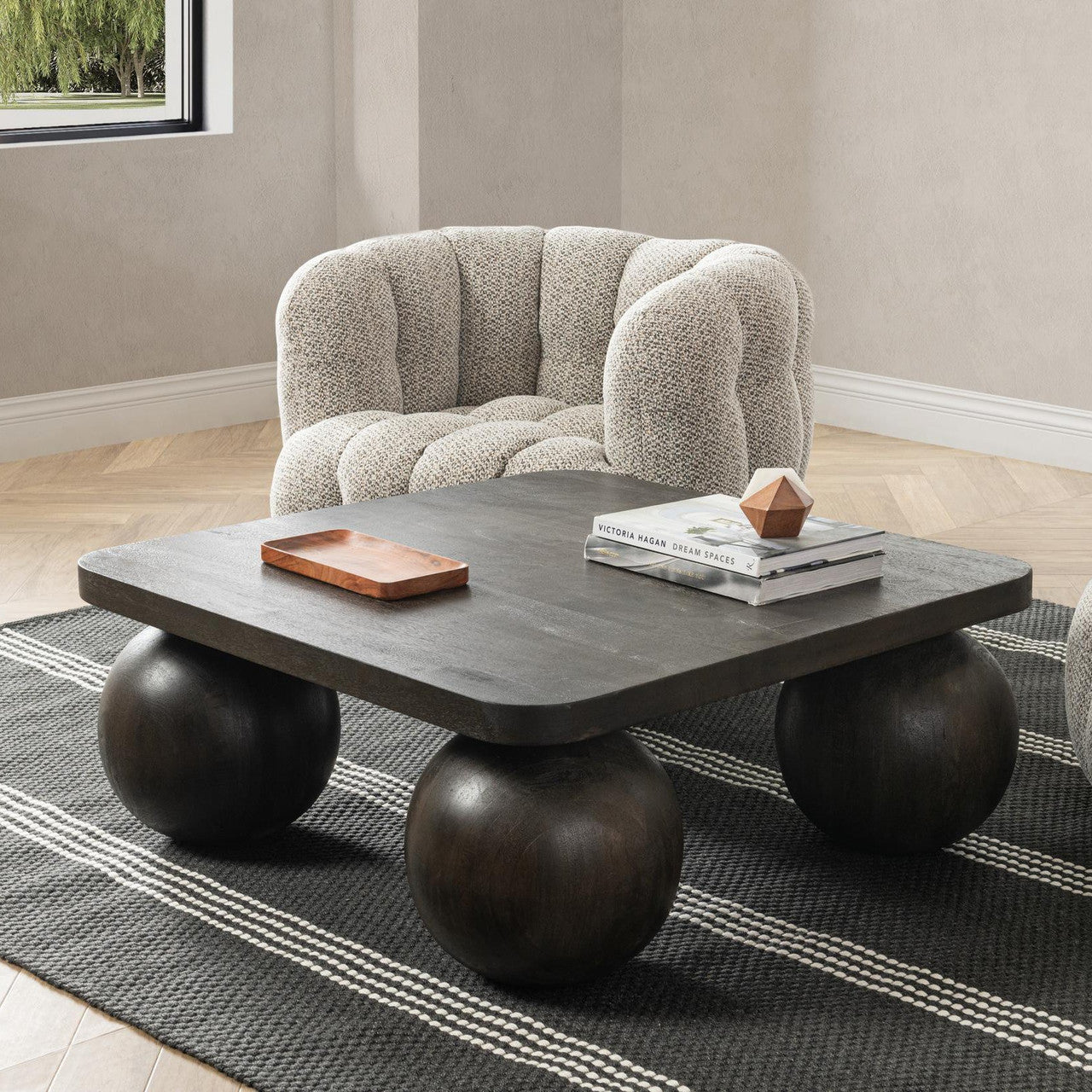 Delyla Mango Wood Coffee Table