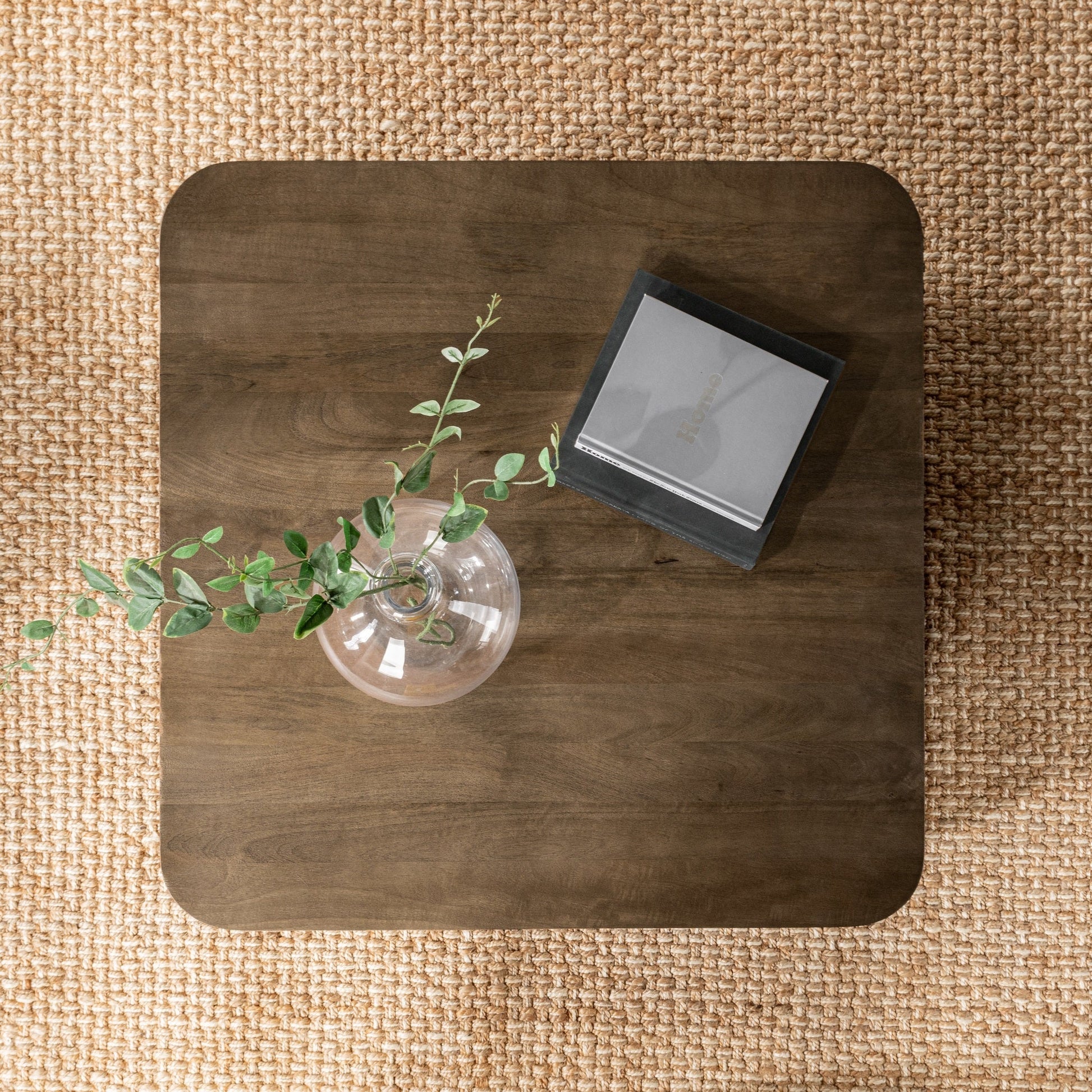 Delyla Coffee Table - Pecan Brown