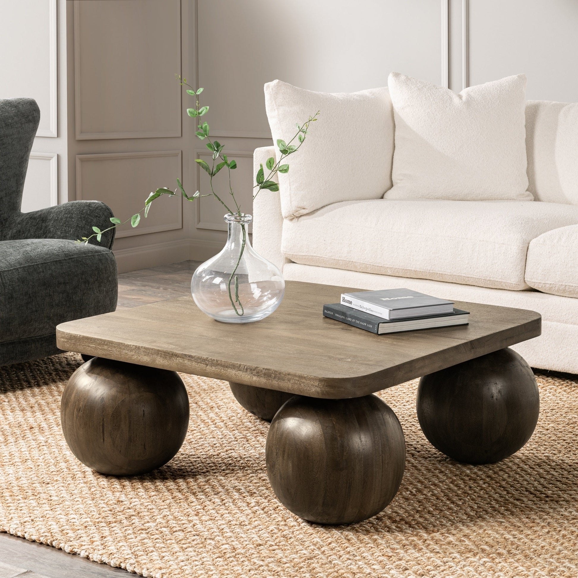 Delyla Coffee Table - Pecan Brown