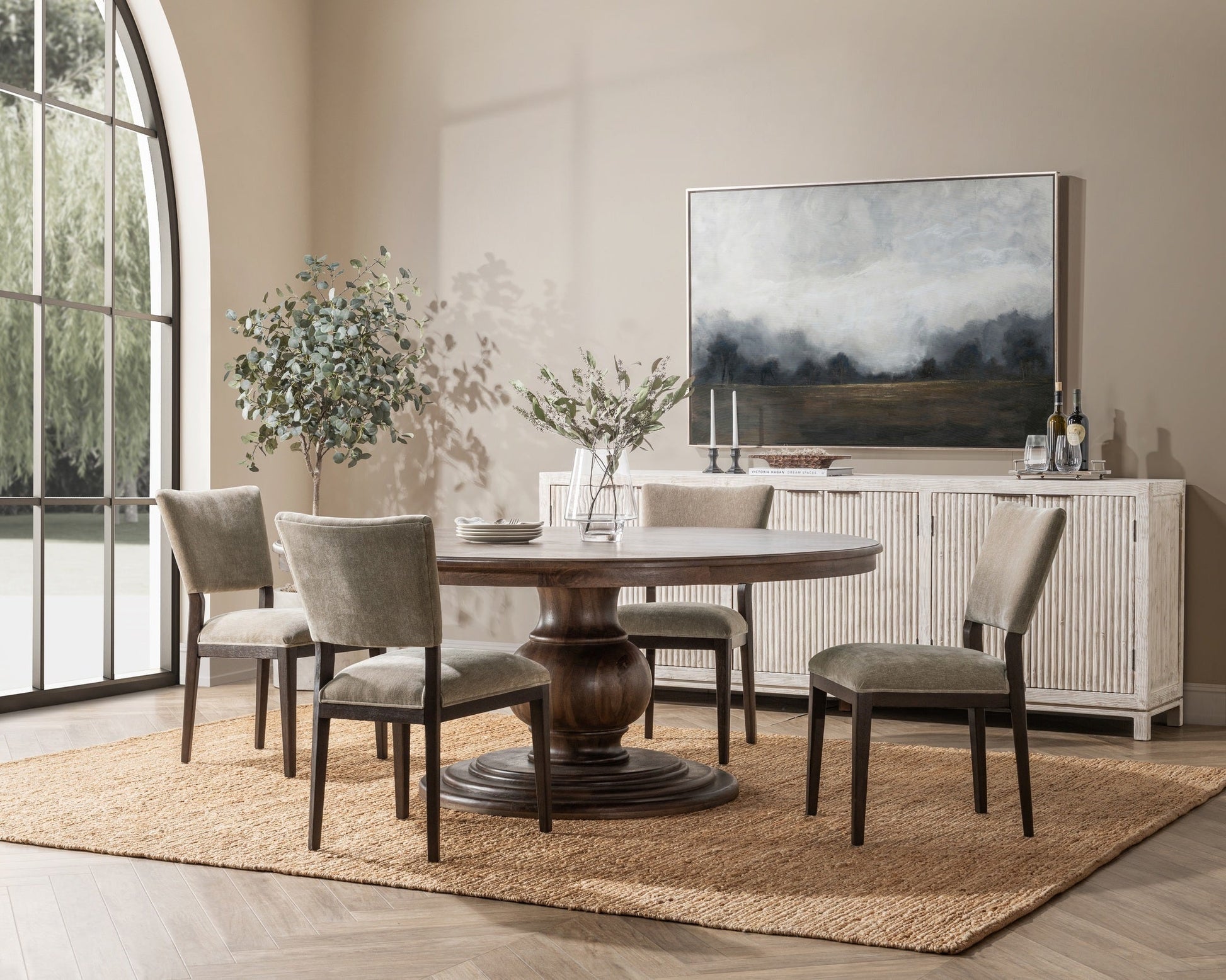 Brookside Dining Table - Cocoa Brown