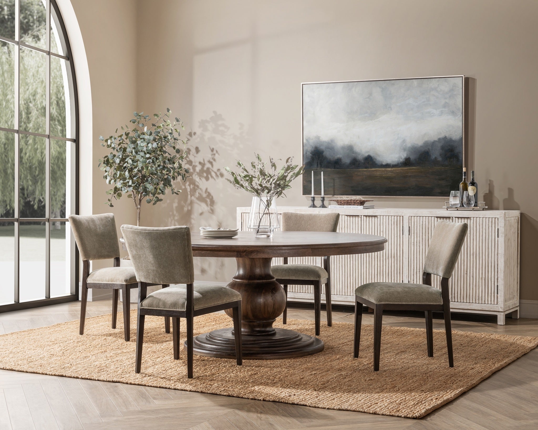 Brookside Dining Table - Cocoa Brown