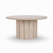 Beau 60" Round Dining Table - Creamwood