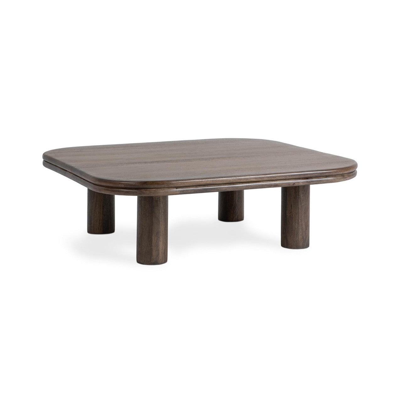 Miranda Square Coffee Table - Cocoa Brown