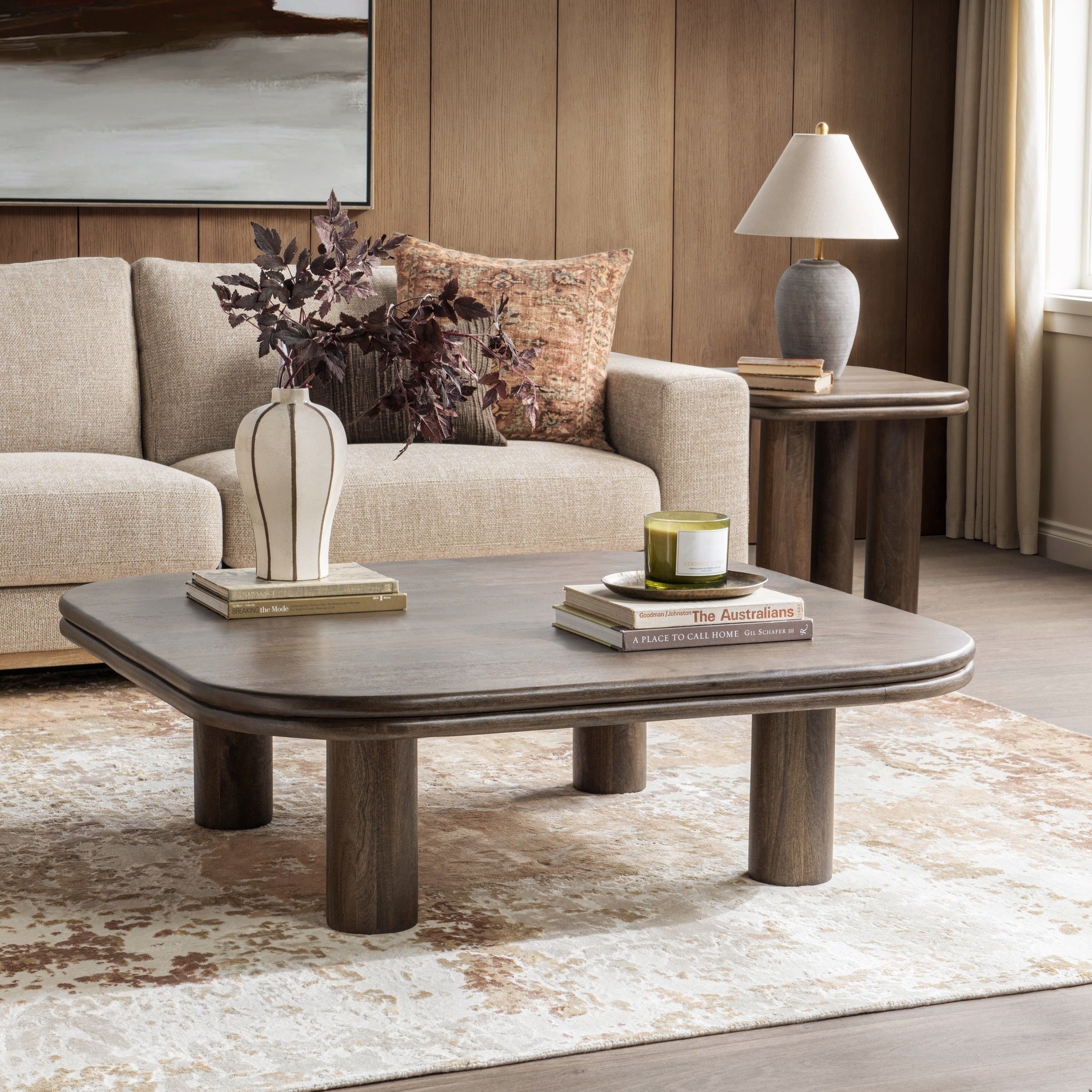 Miranda Coffee Table - Cocoa Brown