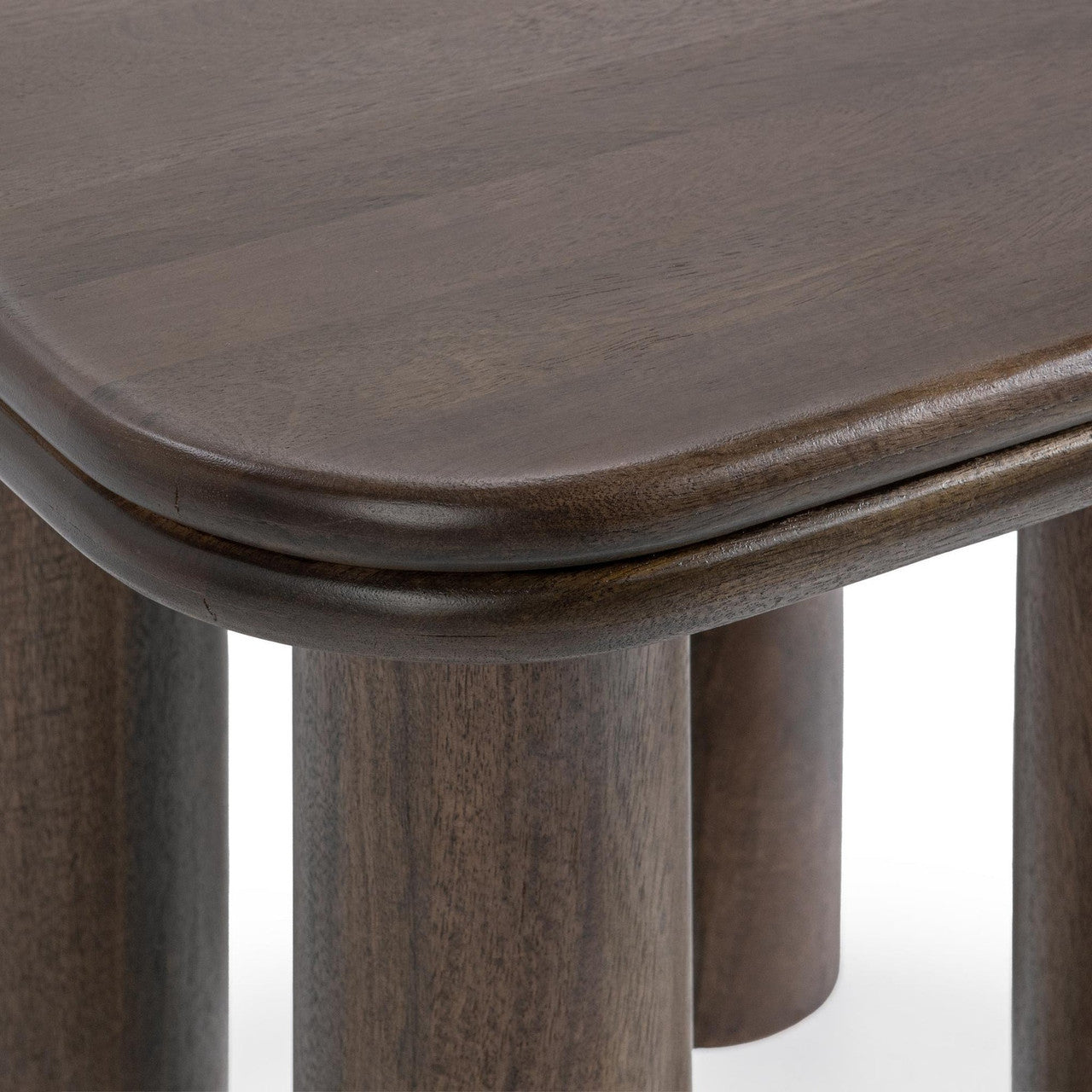Miranda End Table - Cocoa Brown
