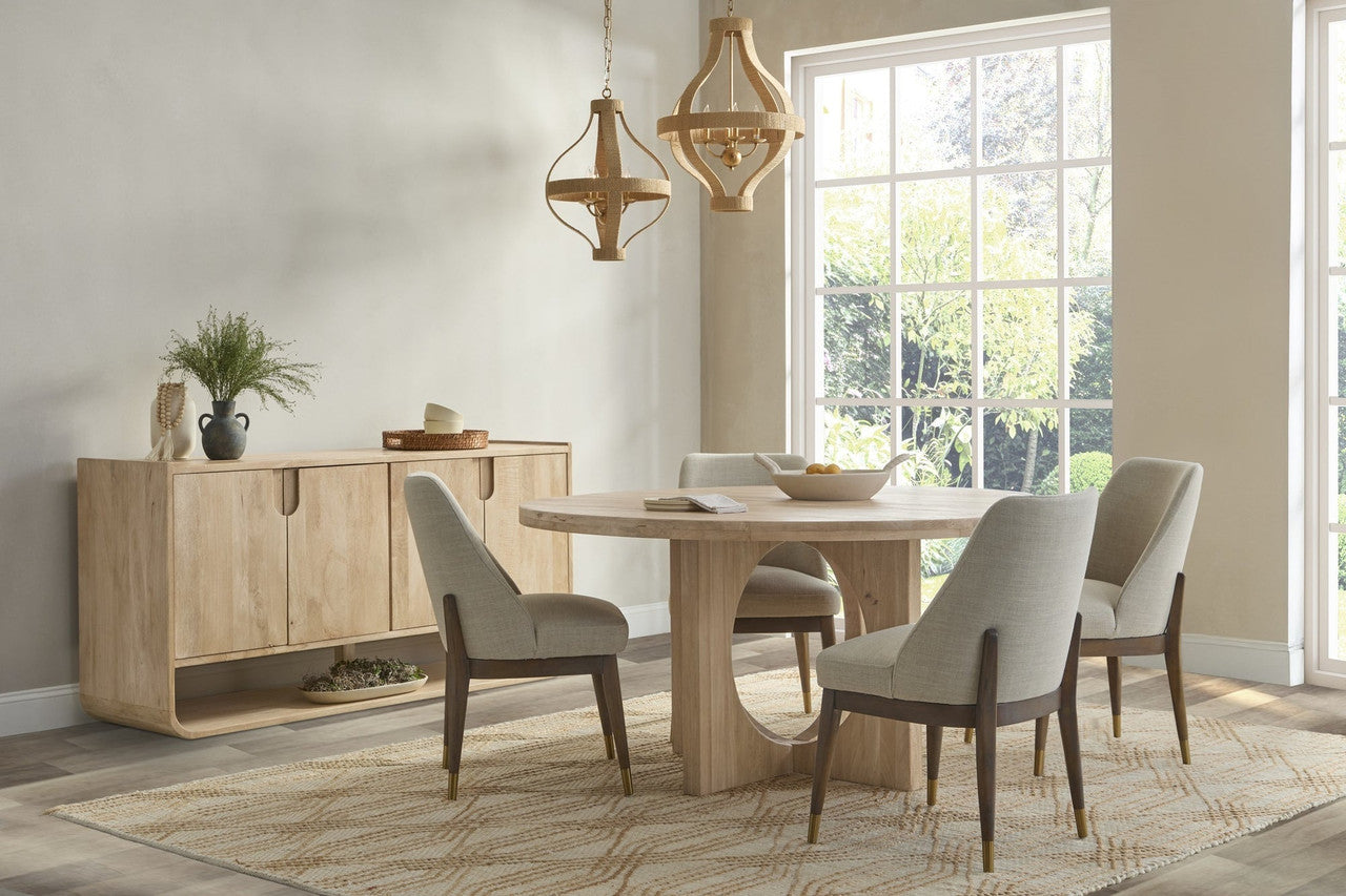Laguna Solid Wood Dining Table Natural