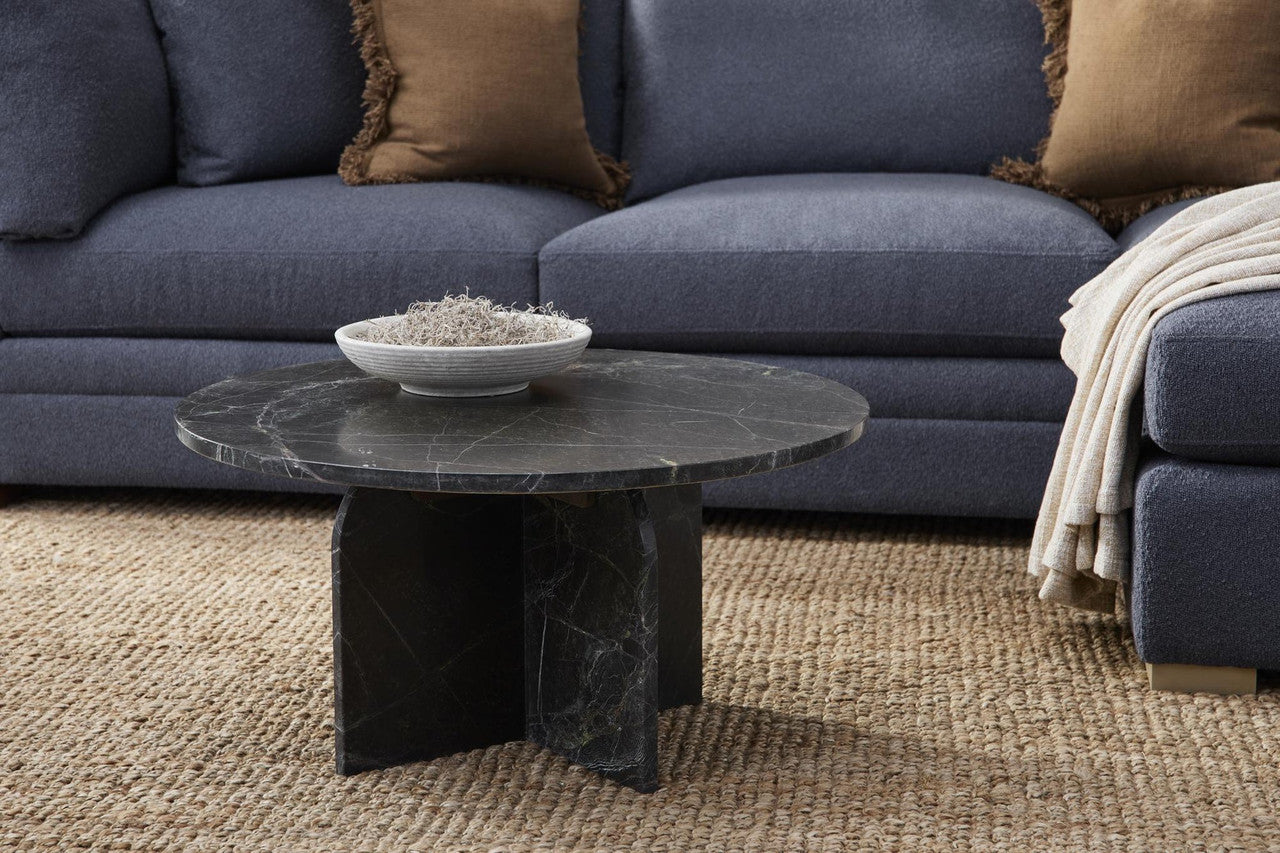 Briley Marble Round Accent Table Large - 51012026