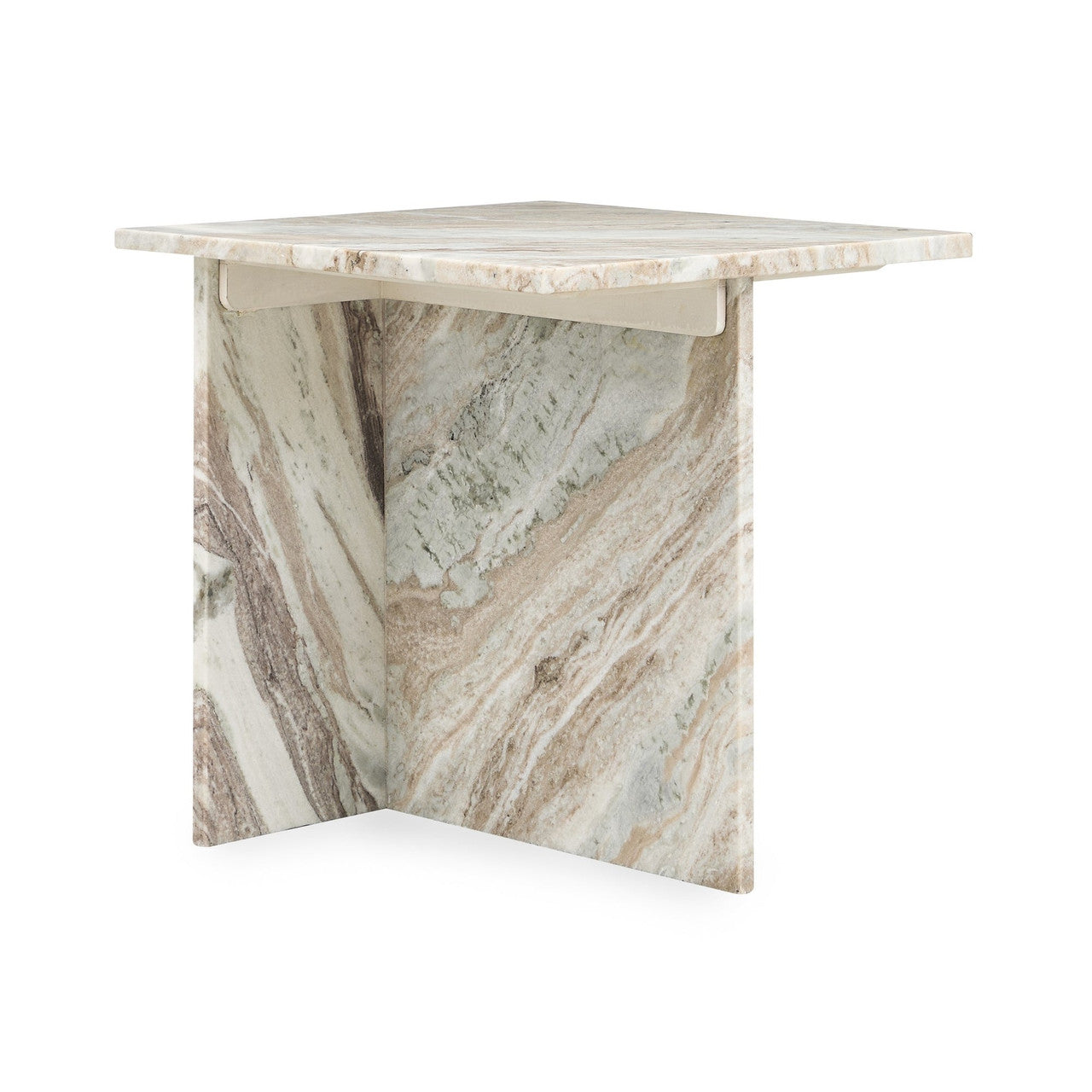 Bexly Marble Square End Table