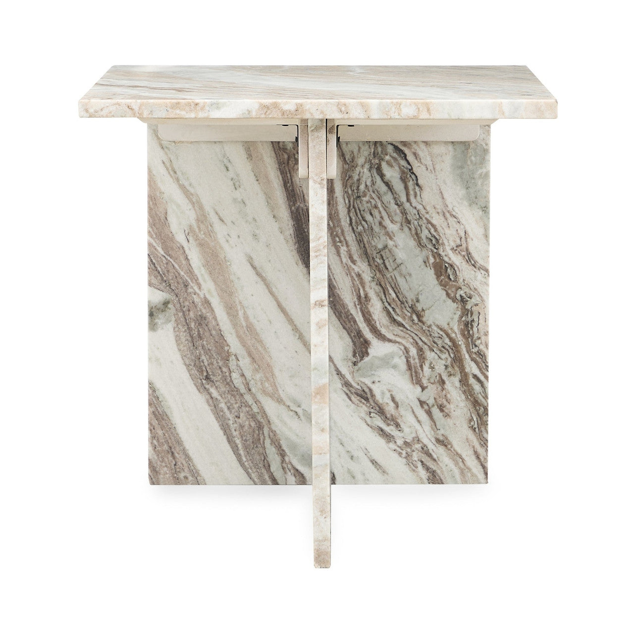 Bexly Marble Square End Table