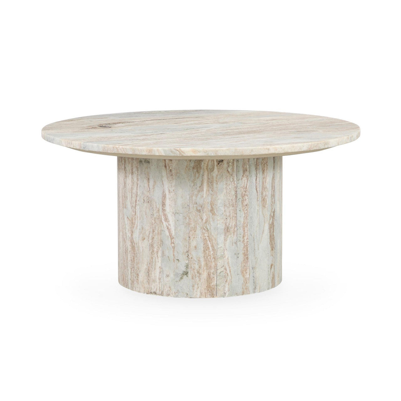 Amberly Marble Round Coffee Table