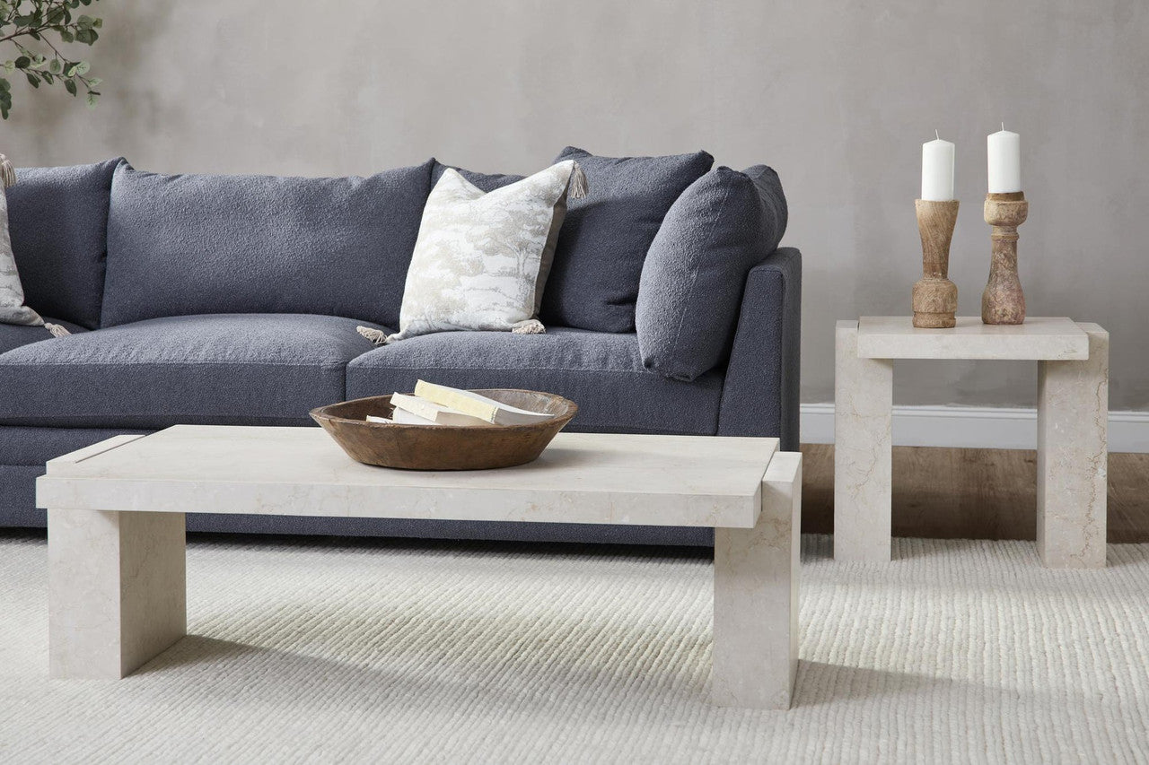 Rizza Marble Rectangle Coffee Table