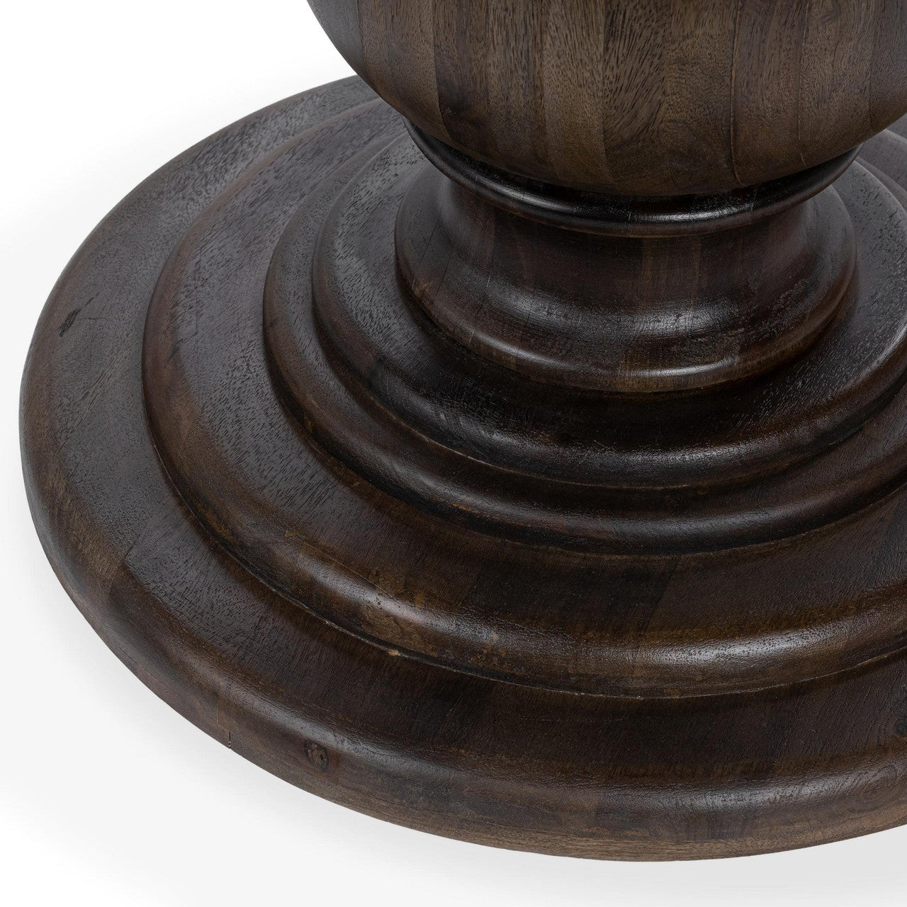 Amsterdam Solid Wood Round Pedestal Dining Table 48"