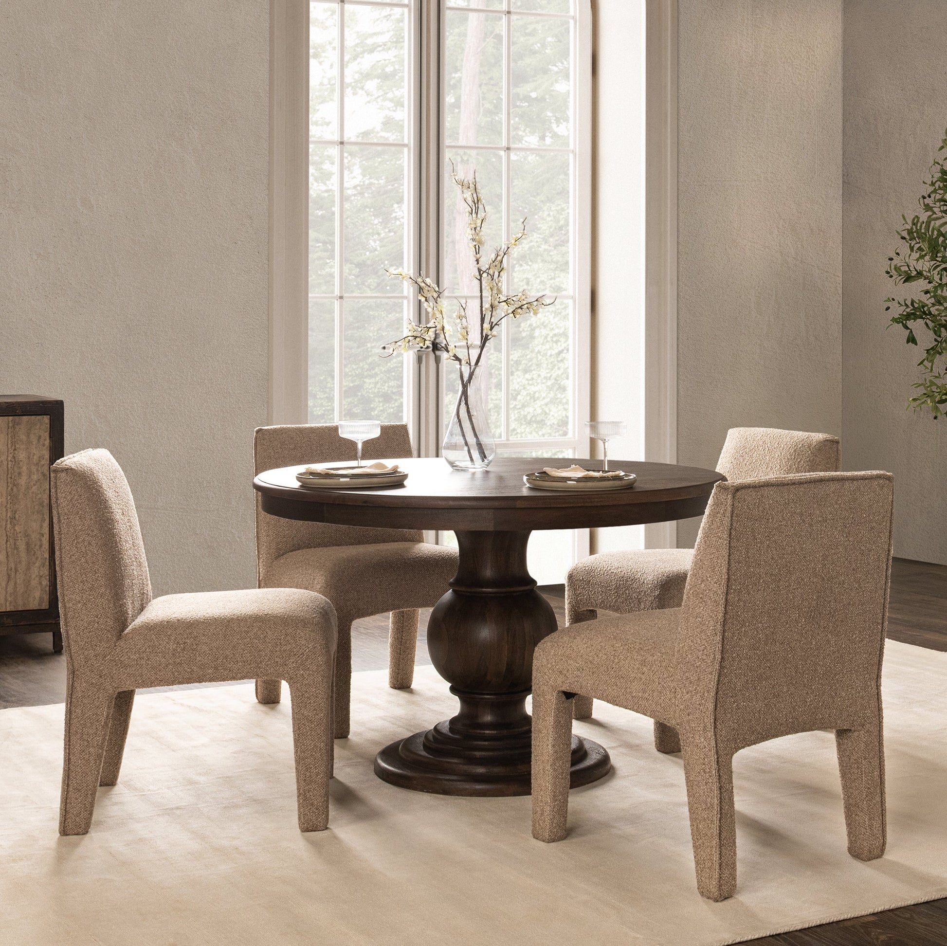 Brookside Dining Table - Cocoa Brown
