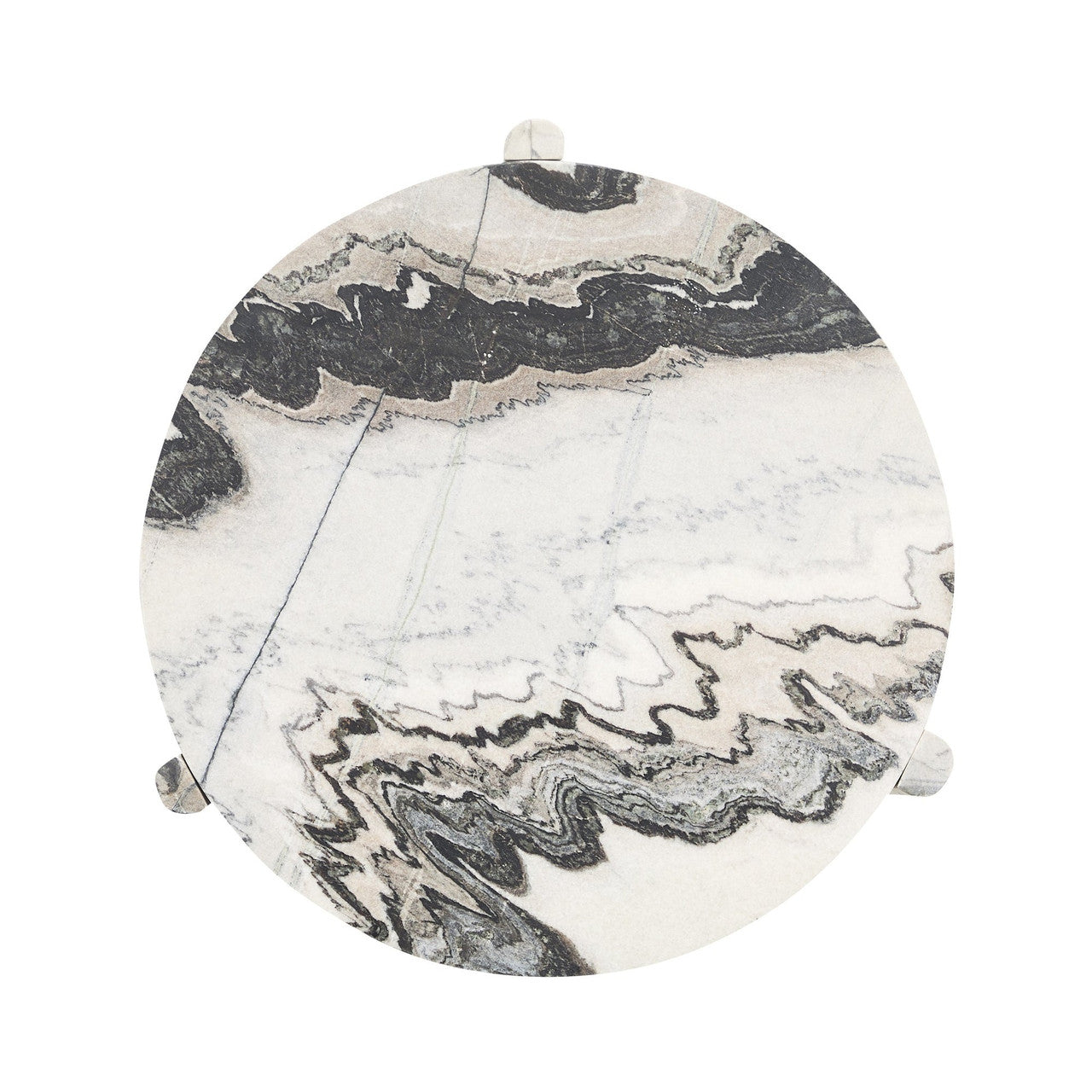 Zora Marble Round End Table