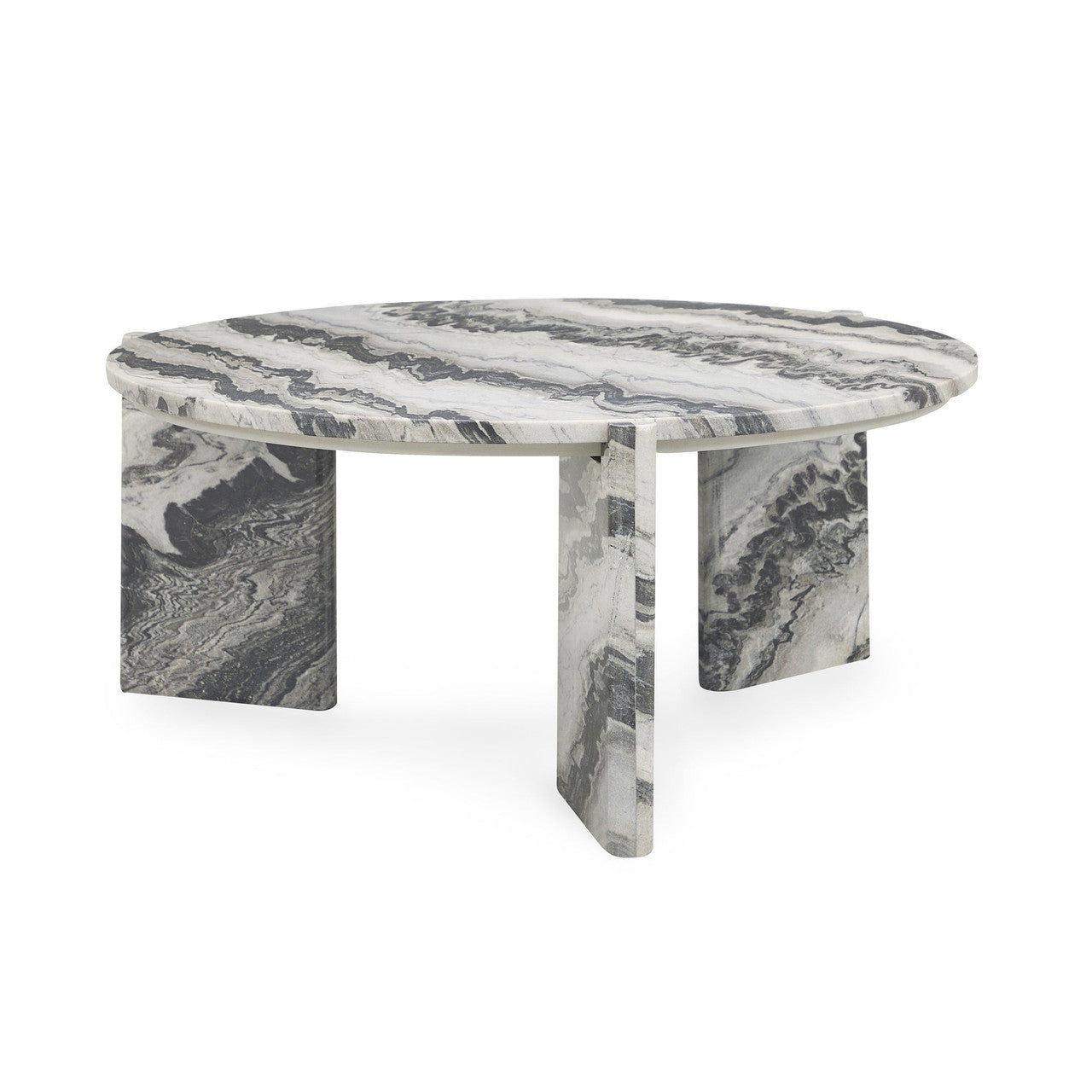 Zora Marble Round Coffee Table