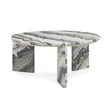 Zora Marble Round Coffee Table