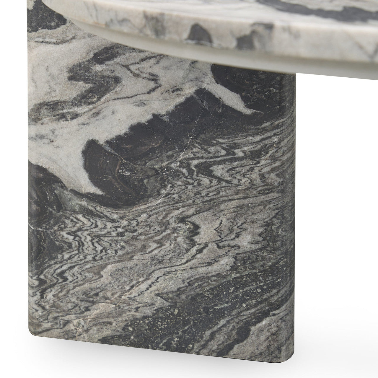 Zora Marble Round Coffee Table