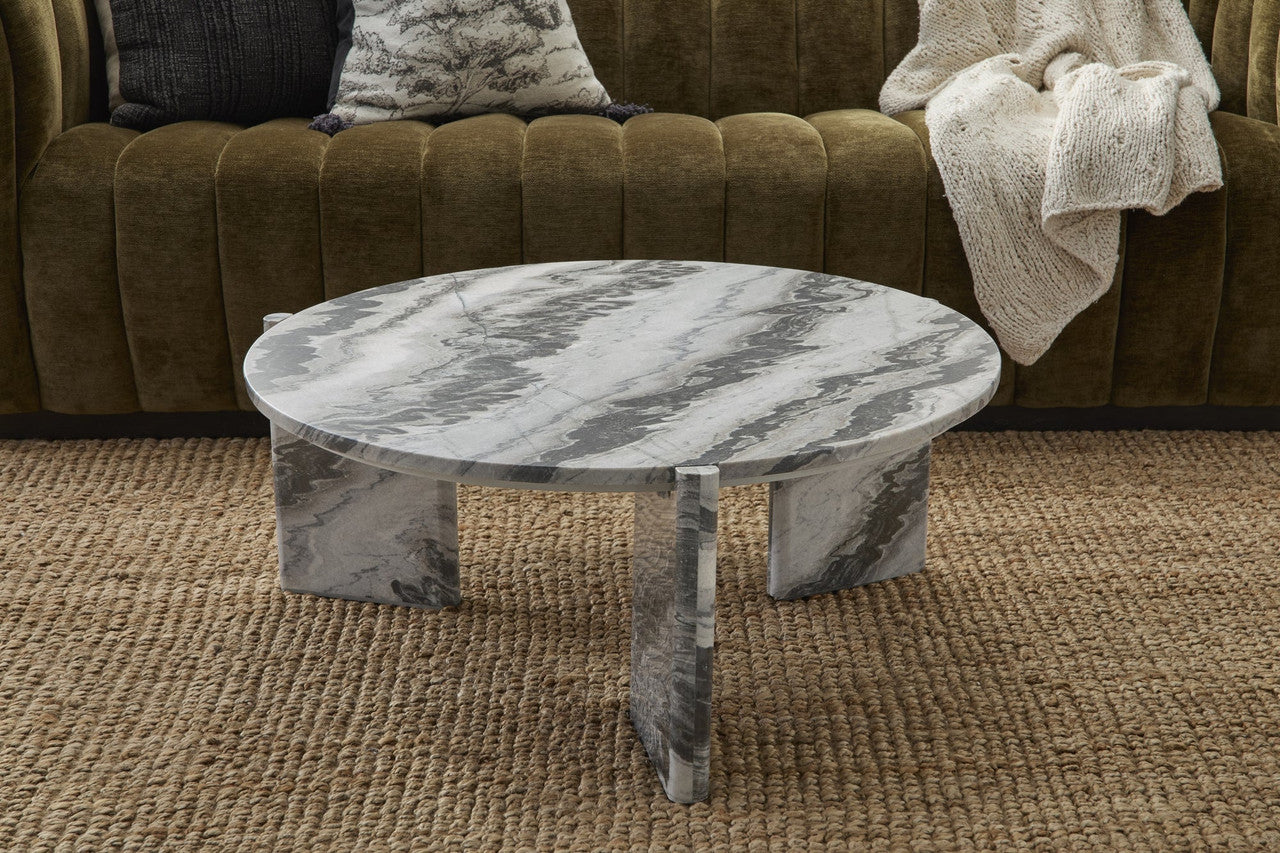 Zora Marble Round Coffee Table