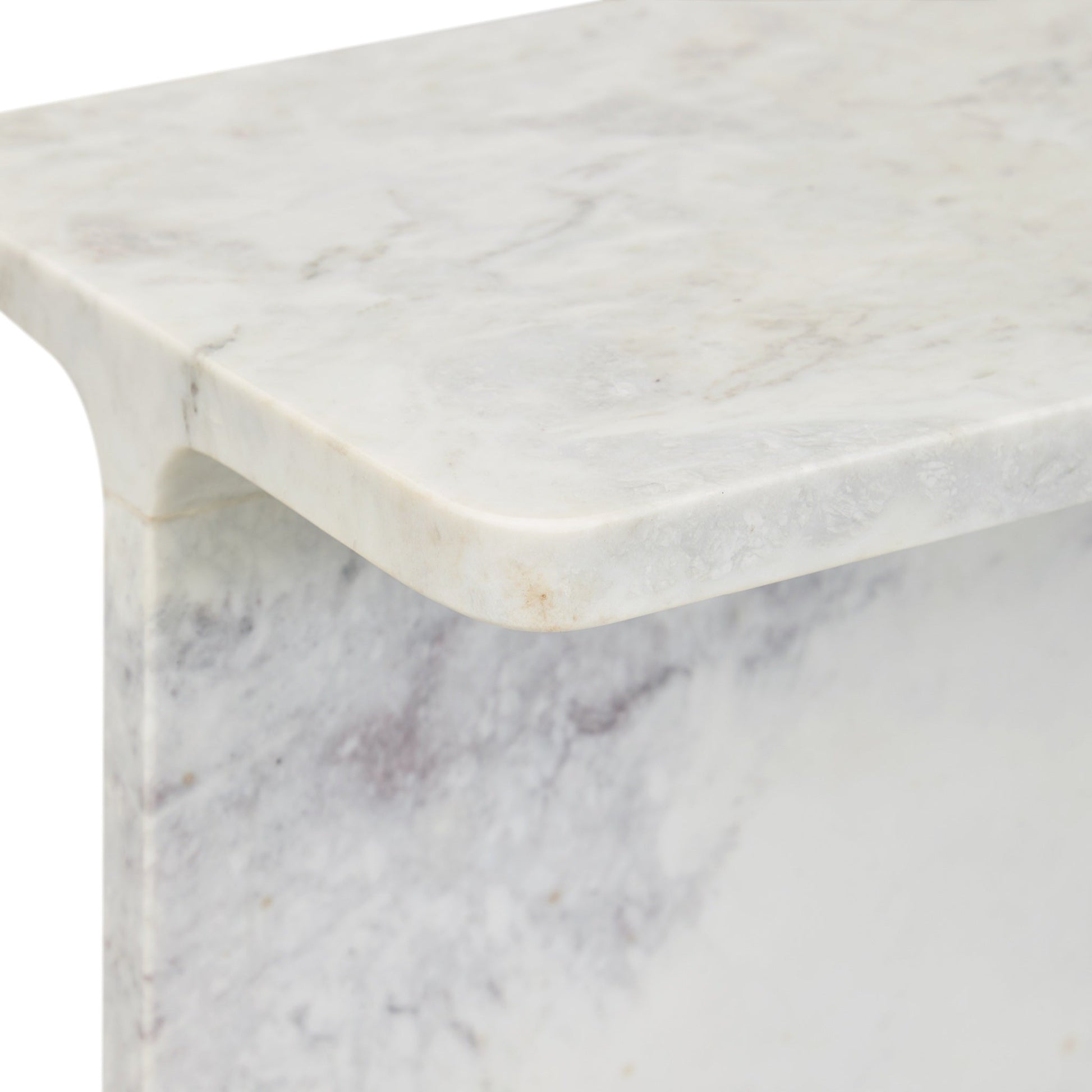 Delaney Accent Table - White