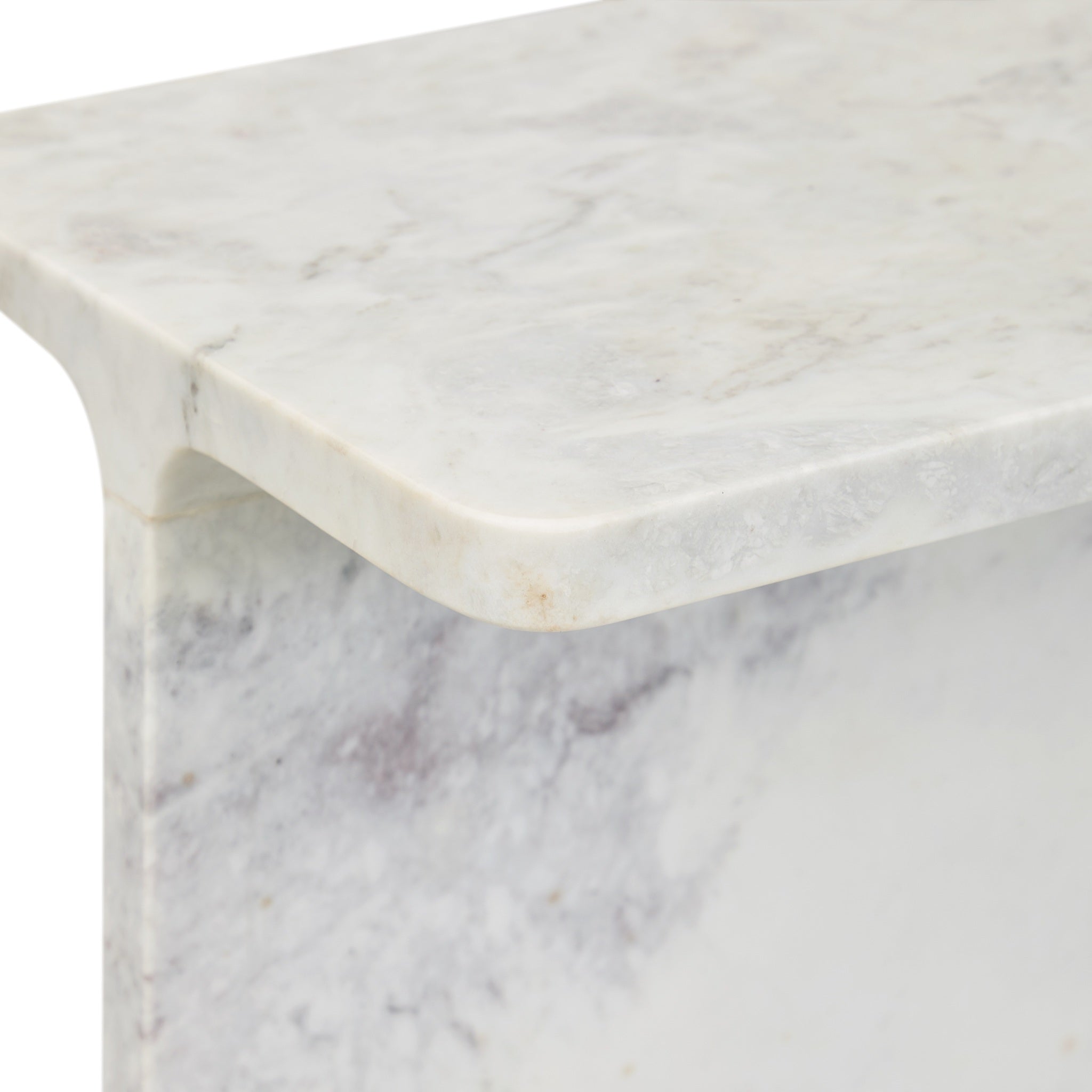 Delaney Accent Table - White