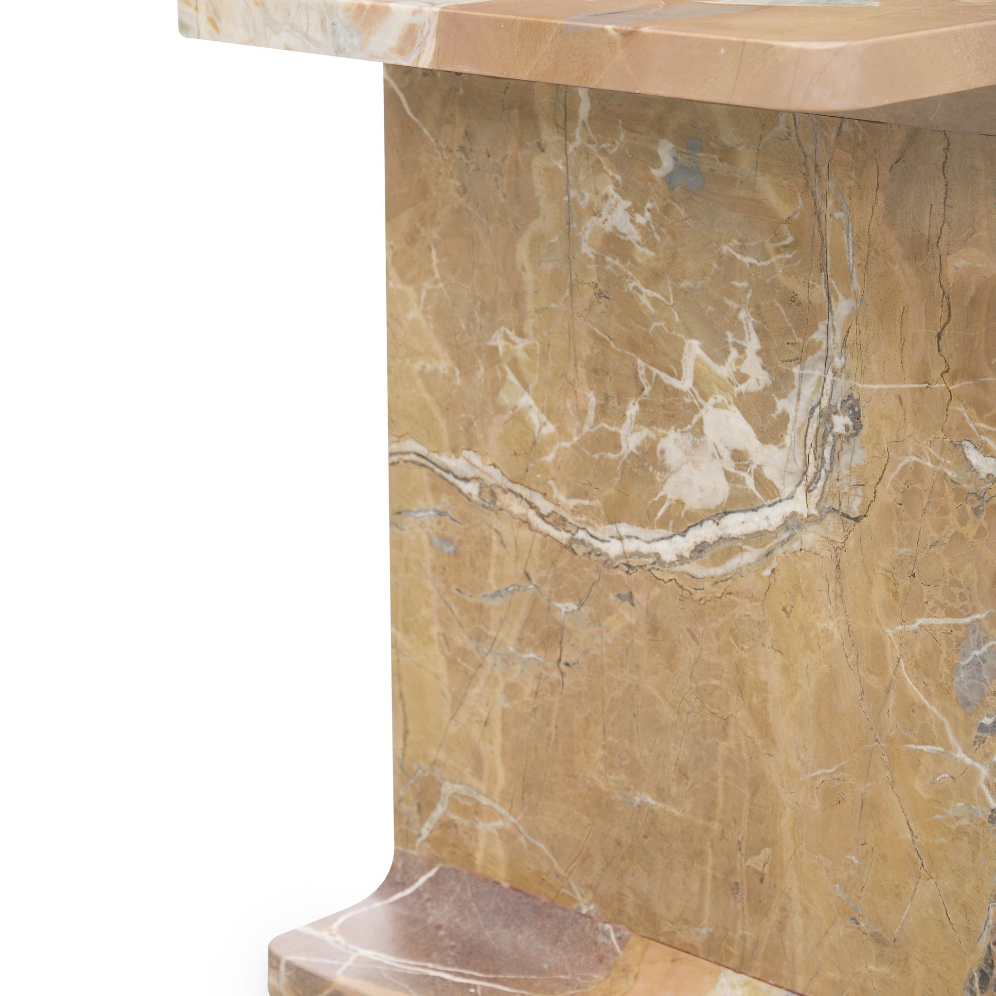 Delaney Accent Table - White
