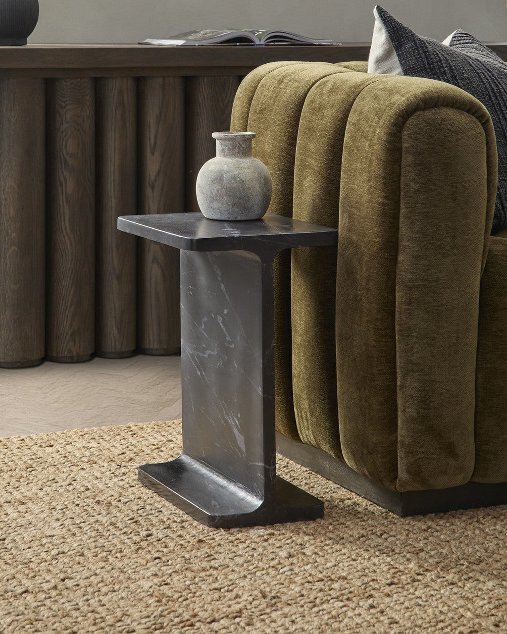 Delaney Marble Rectangle Accent Table - 51012047