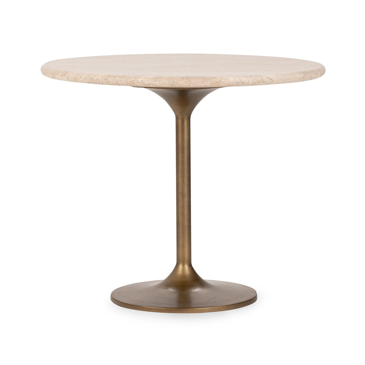 Malani Travertine Round Dining Table