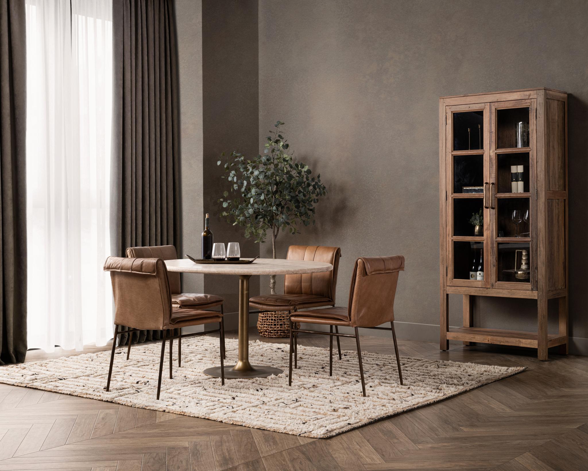 Malani Dining Table - Tan