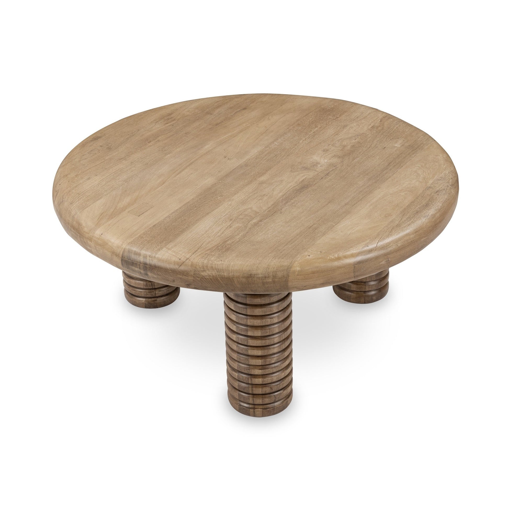 Ilaria Coffee Table - Sand Washed - Walnut Brown